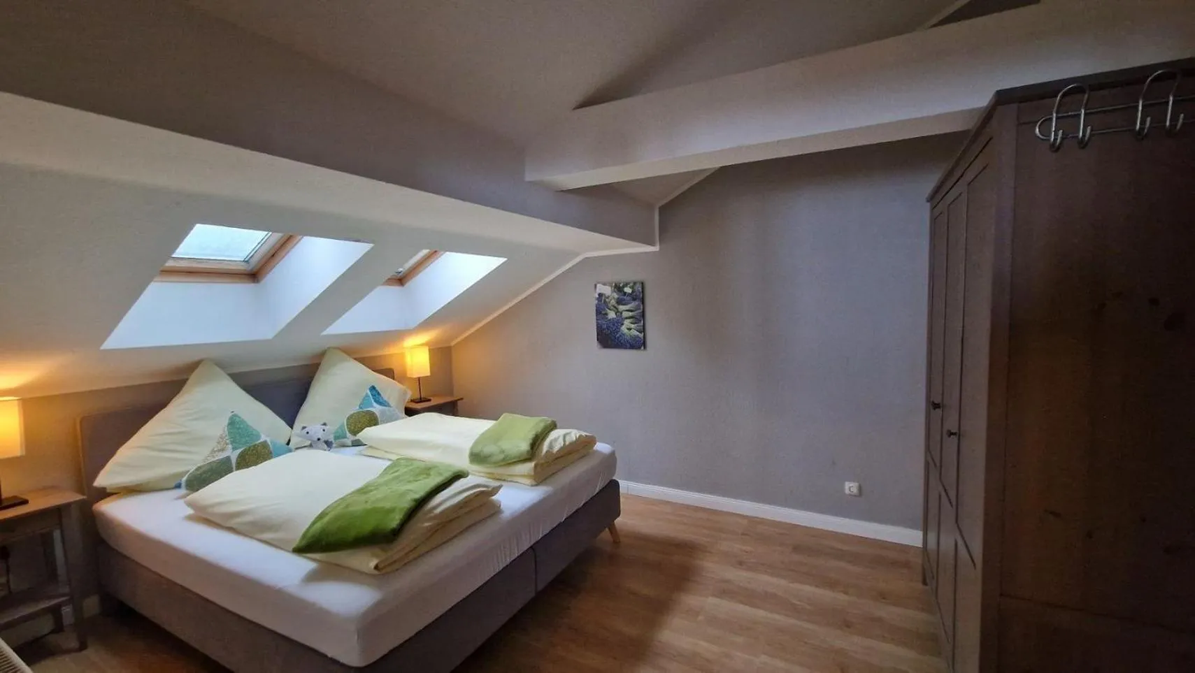 Bedroom, Bed in Hotel Ferienhaus Fux