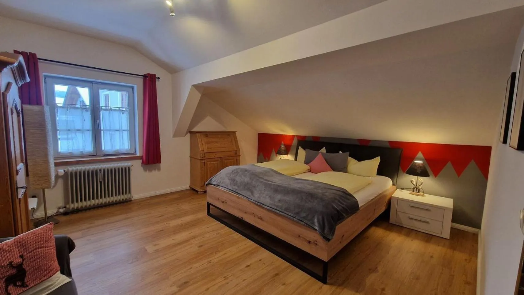 Bedroom, Bed in Hotel Ferienhaus Fux