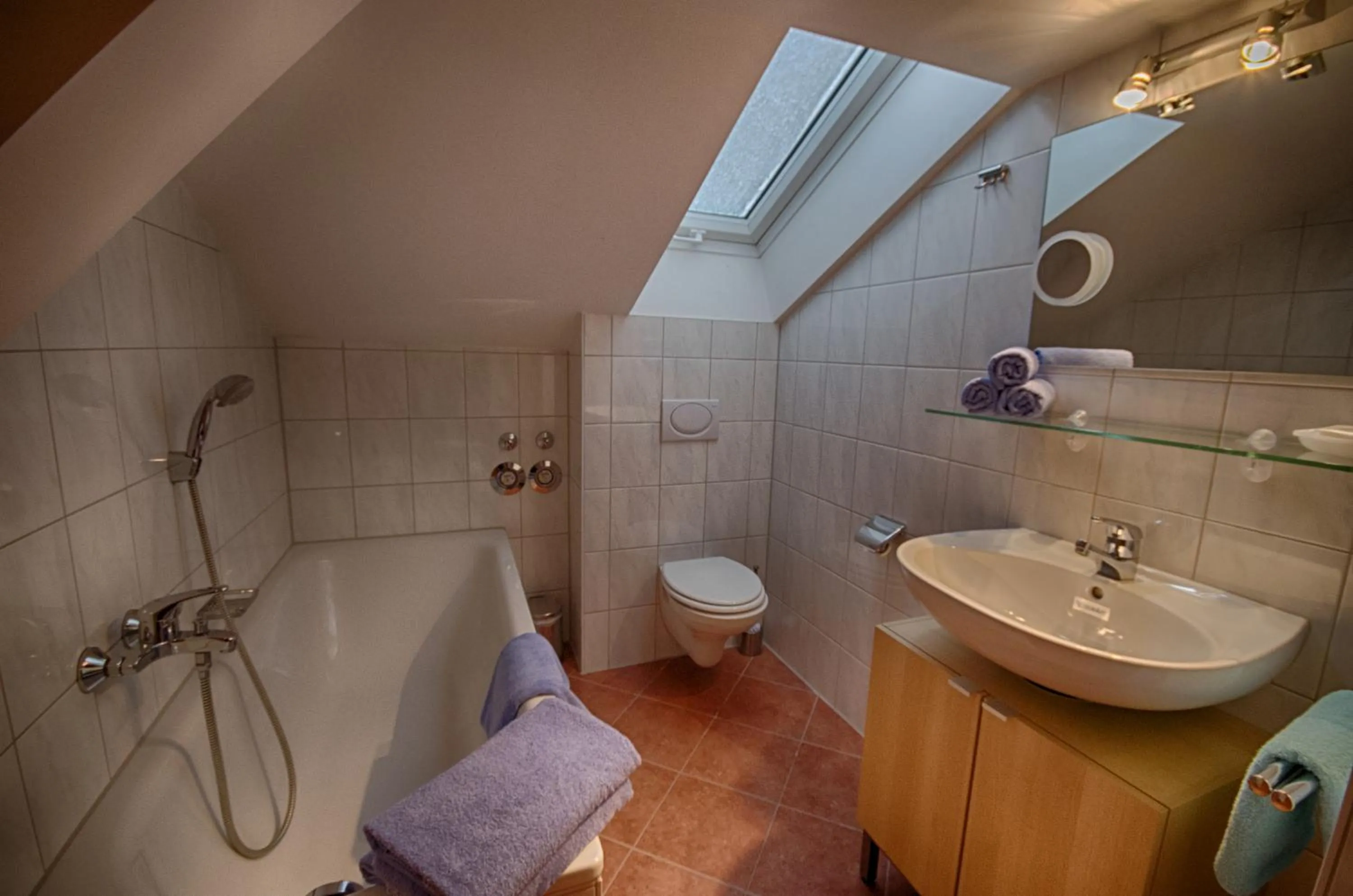 Toilet in Hotel Ferienhaus Fux