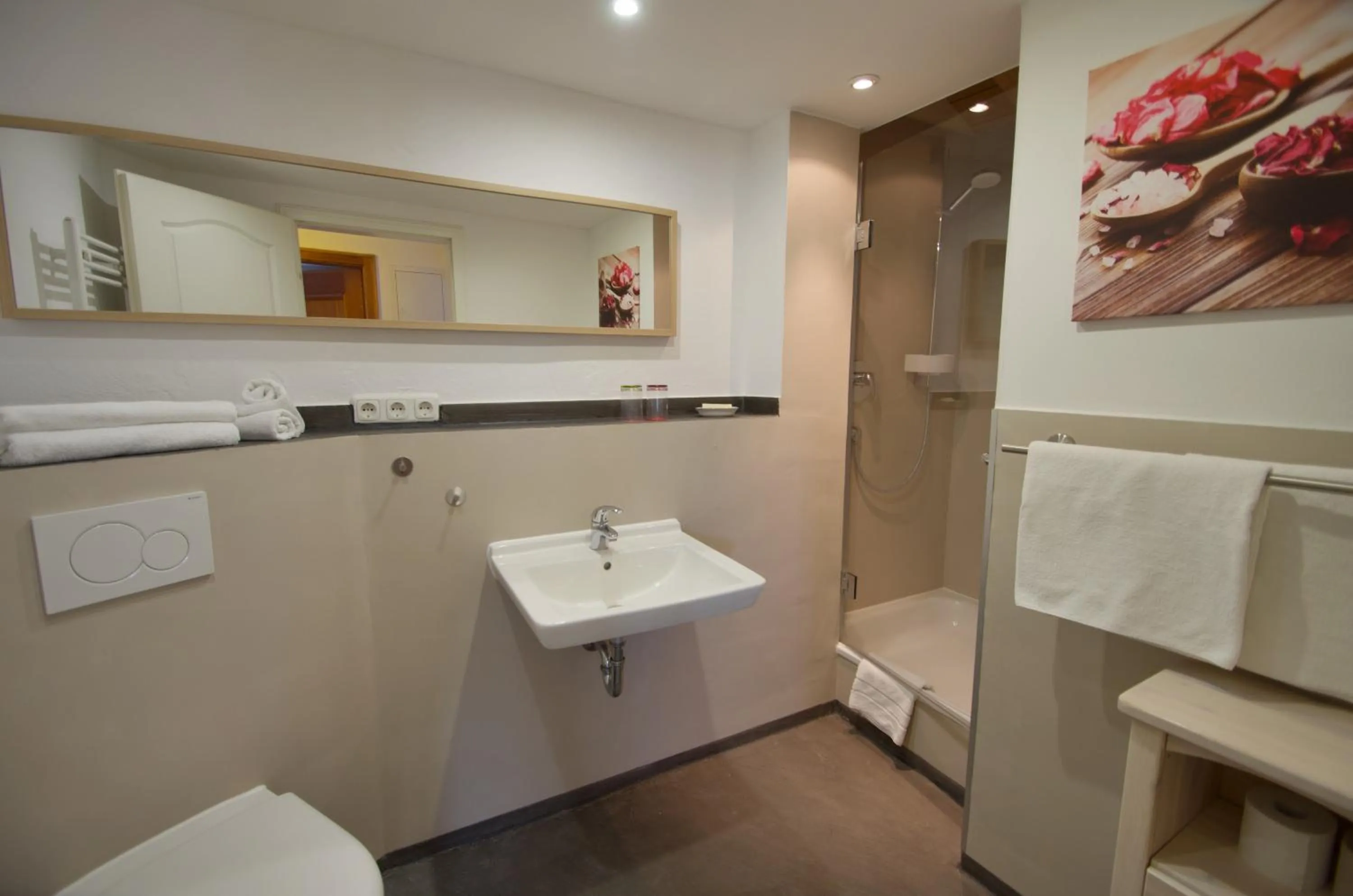 Toilet in Hotel Ferienhaus Fux