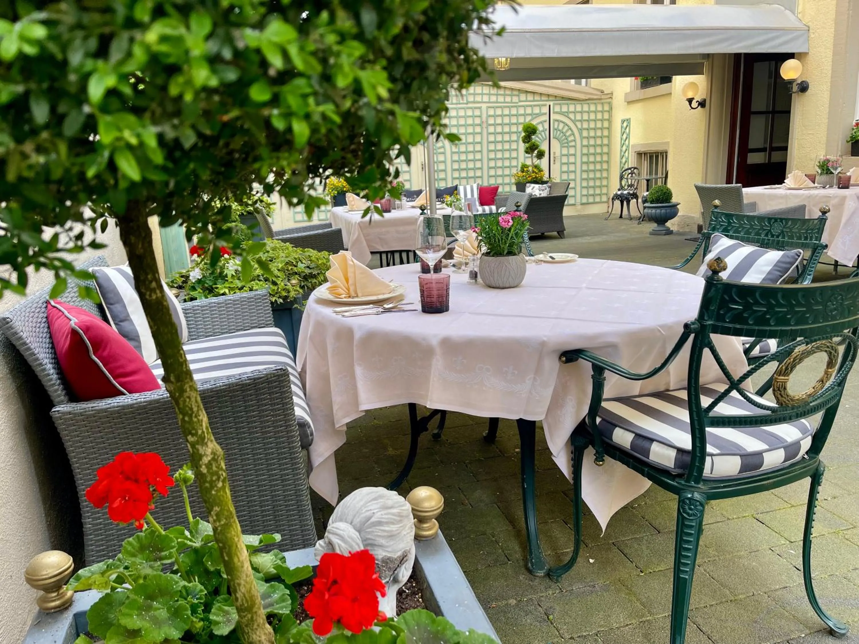 Patio in Hotel Der Kleine Prinz