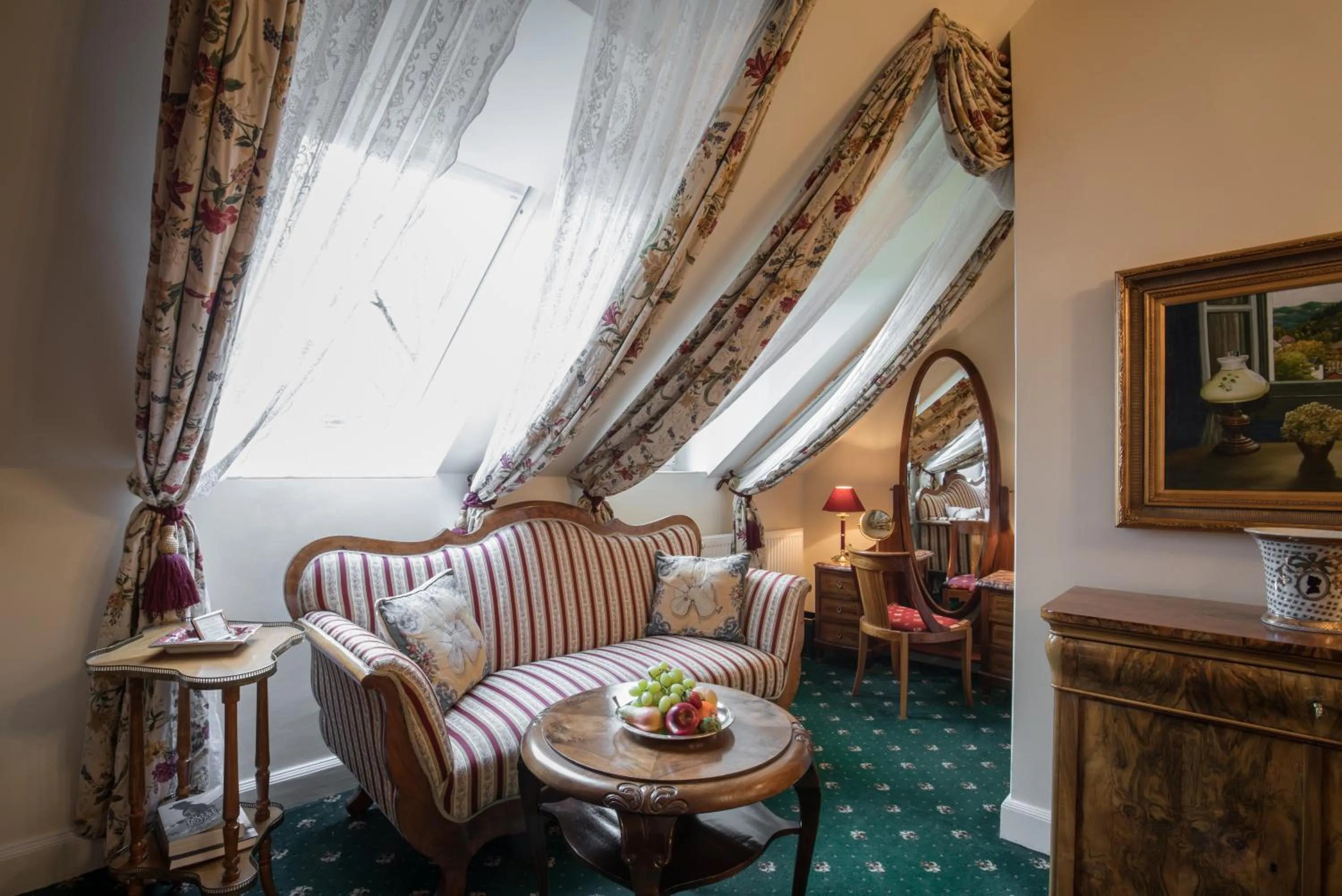 Living room in Hotel Belle Epoque