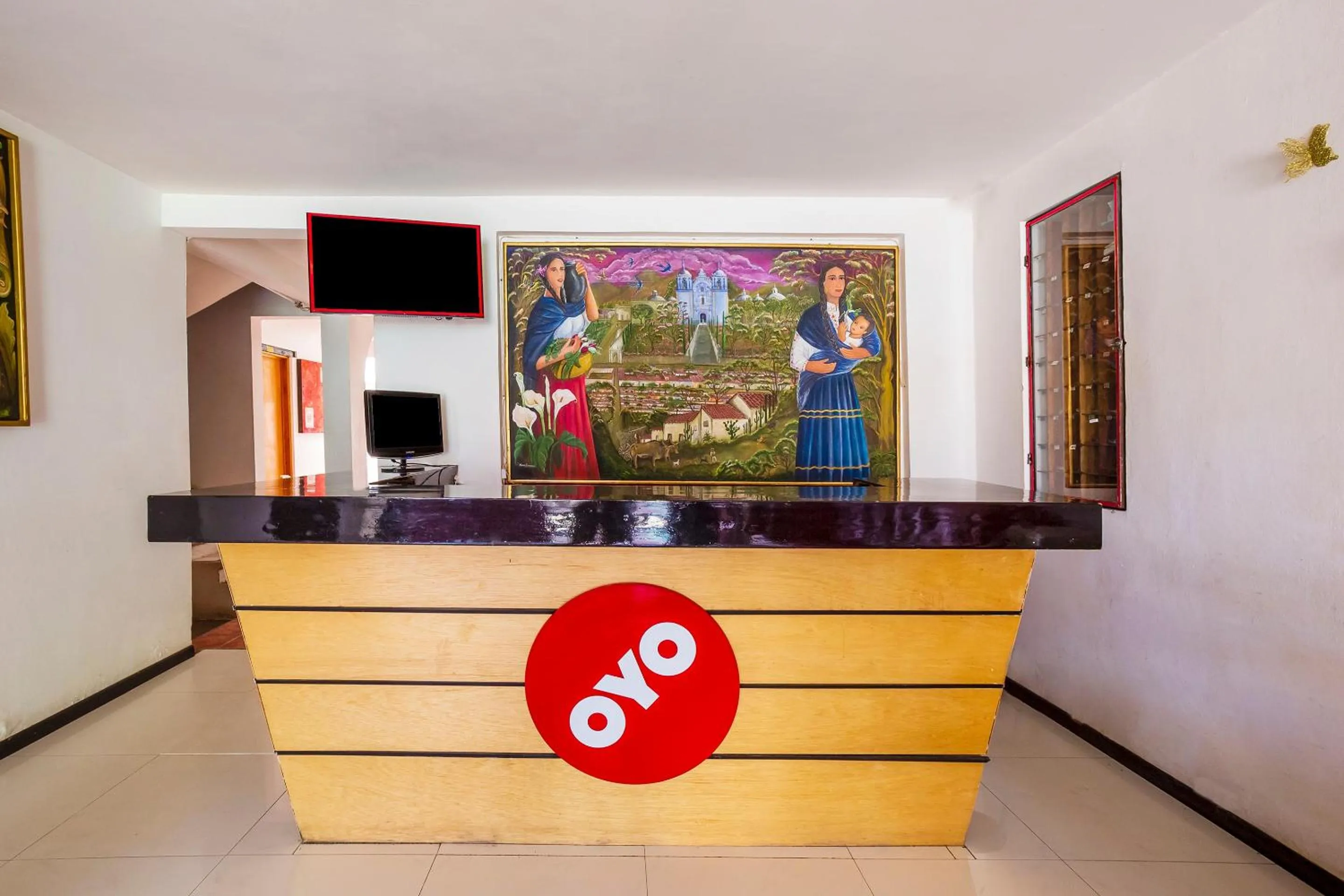 Lobby or reception in OYO Hotel Rey David, Oaxaca