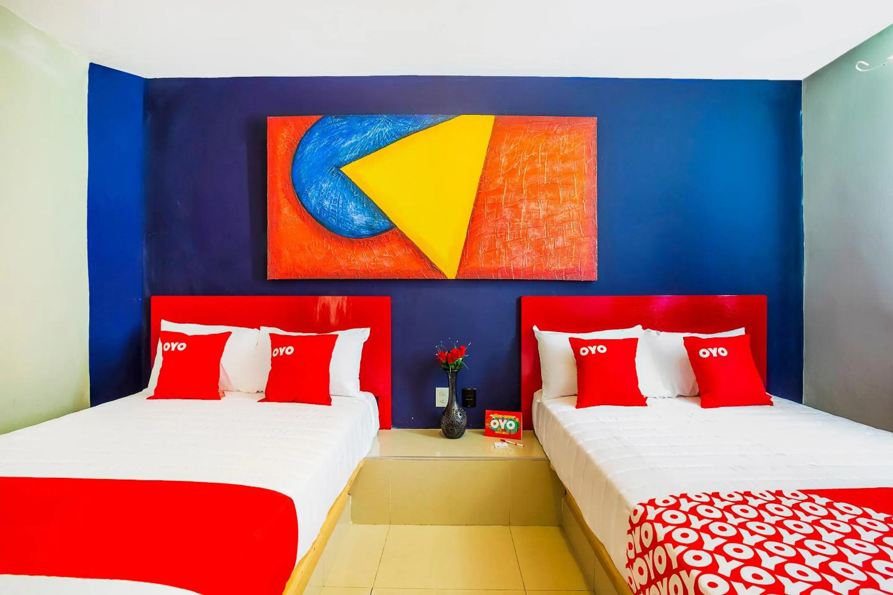 Bedroom, Bed in OYO Hotel Rey David, Oaxaca