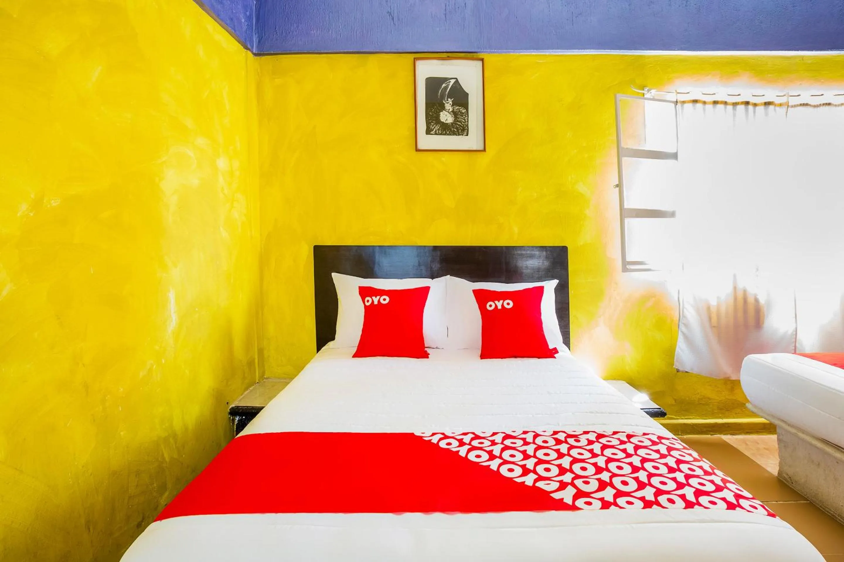 Bedroom, Bed in OYO Hotel Rey David, Oaxaca