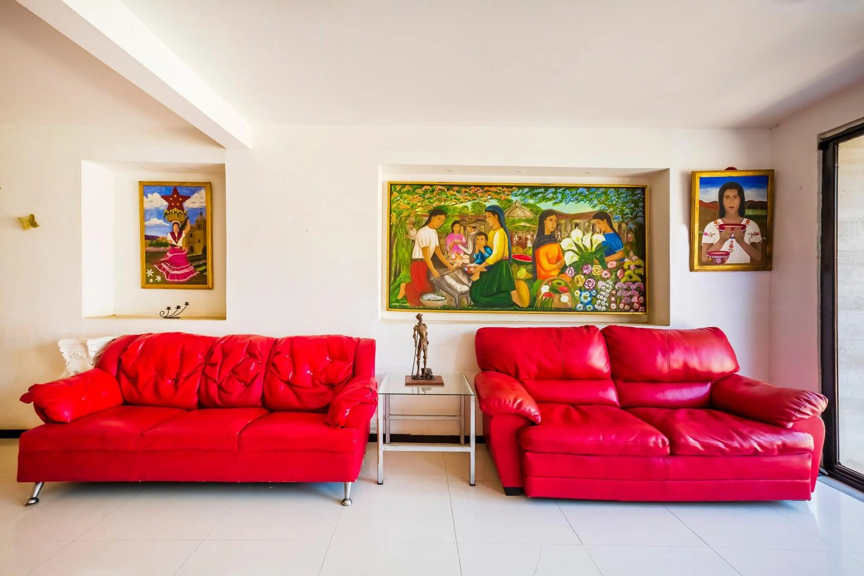 Lobby or reception in OYO Hotel Rey David, Oaxaca