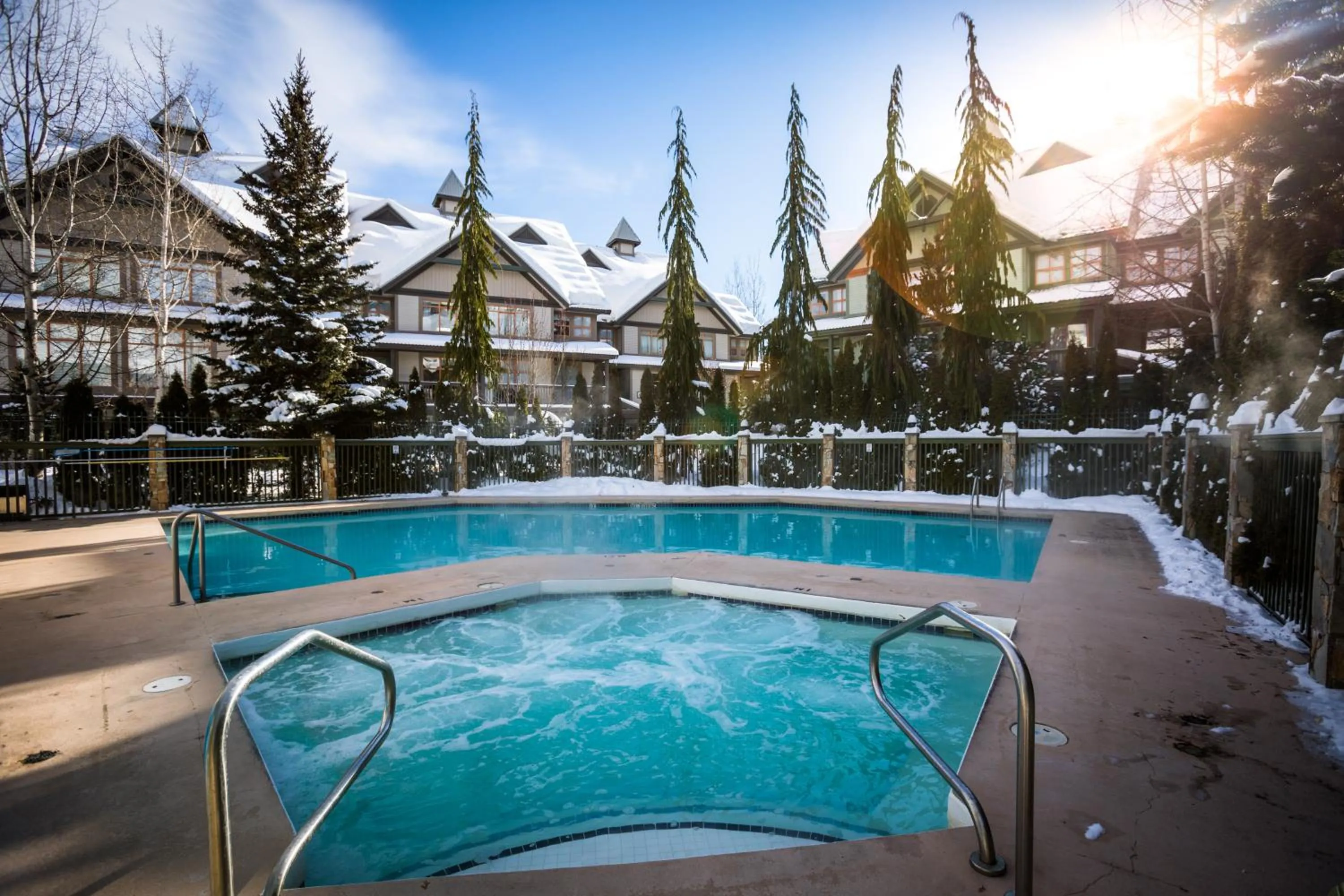 Swimming pool in Stoney Creek Northstar by Whistler Premier