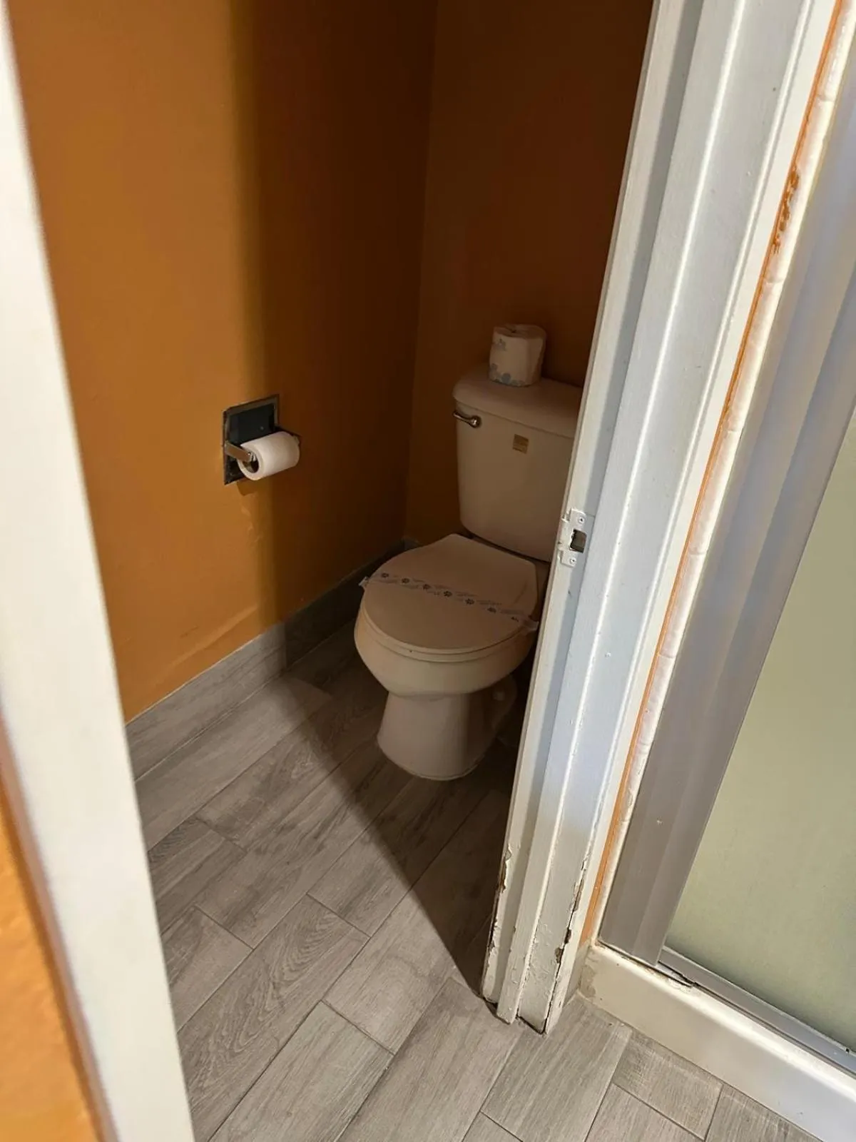 Bathroom in Heritage inn and suites