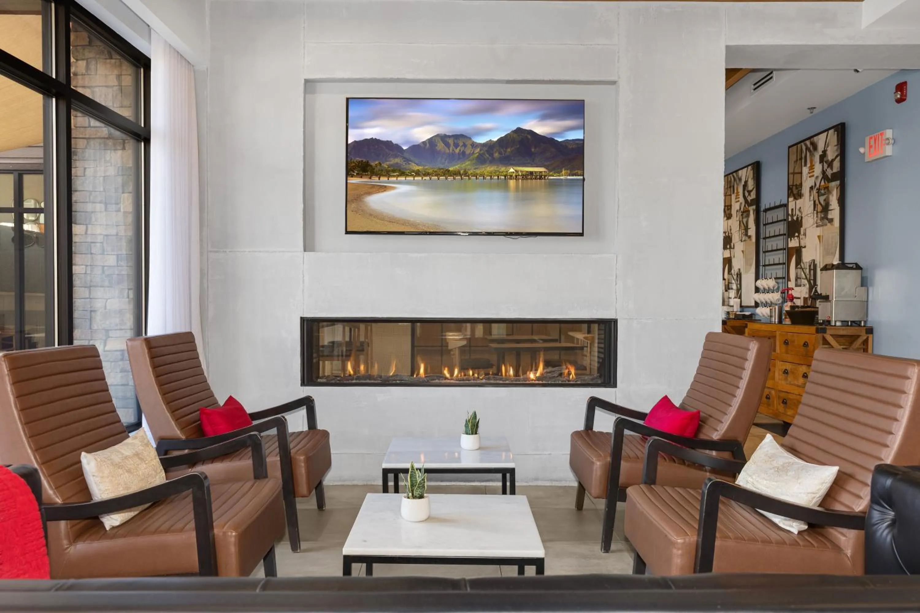 Lobby or reception in Lake Placid Inn Boutique Hotel