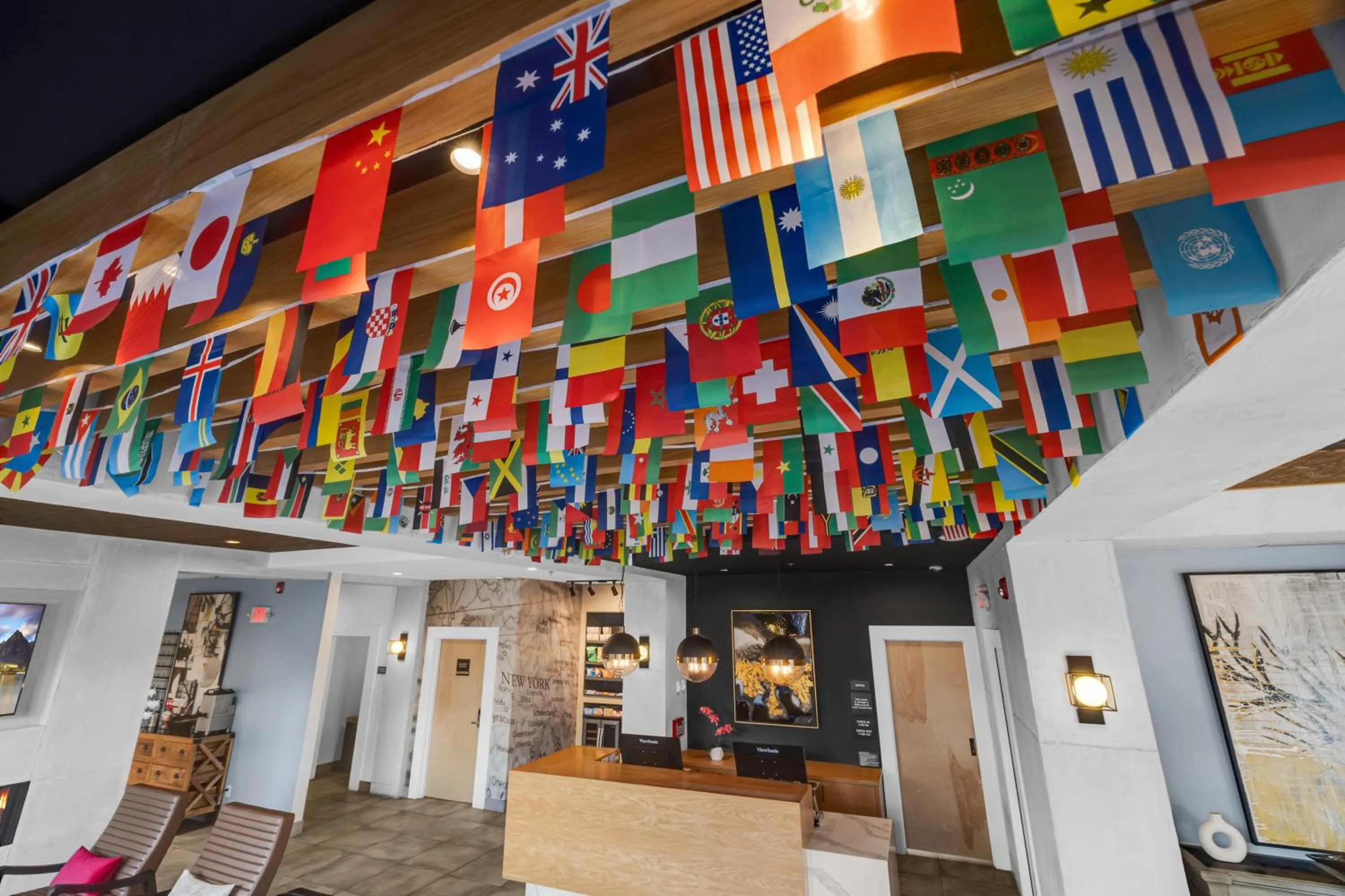 Decorative detail in Lake Placid Inn Boutique Hotel