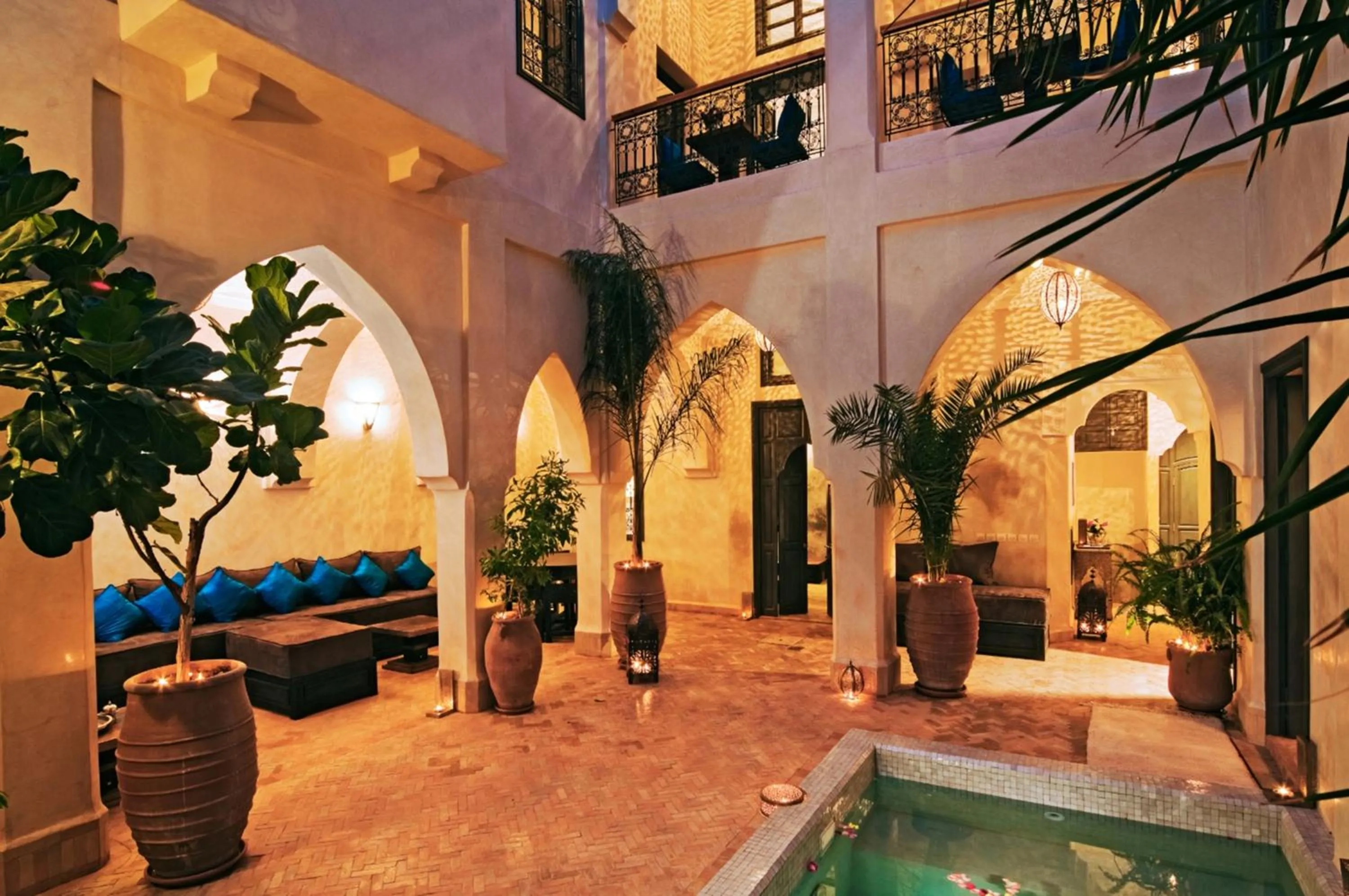 Swimming pool in Riad Cinnamon by Marrakech Riad