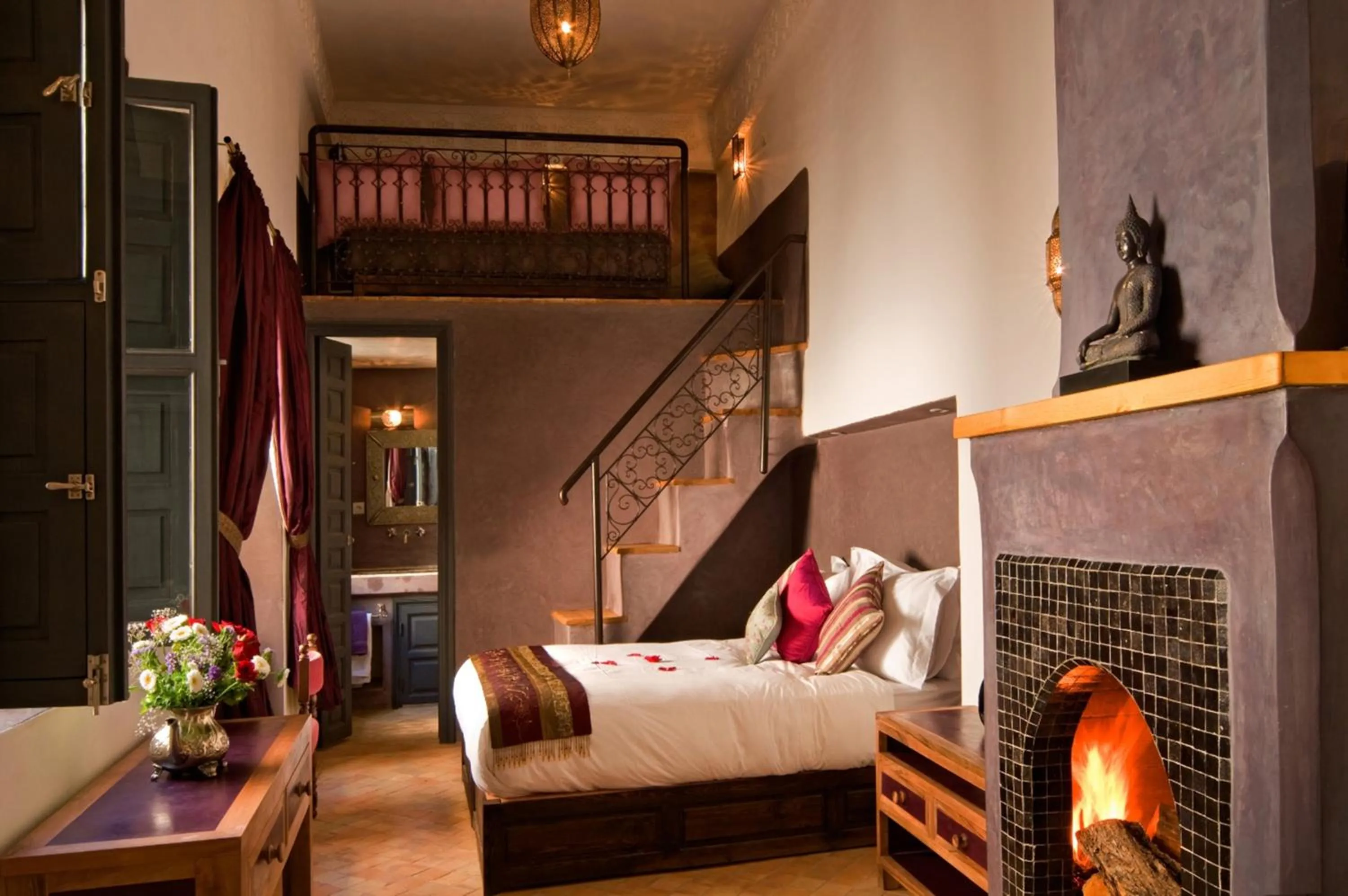Bed in Riad Cinnamon by Marrakech Riad