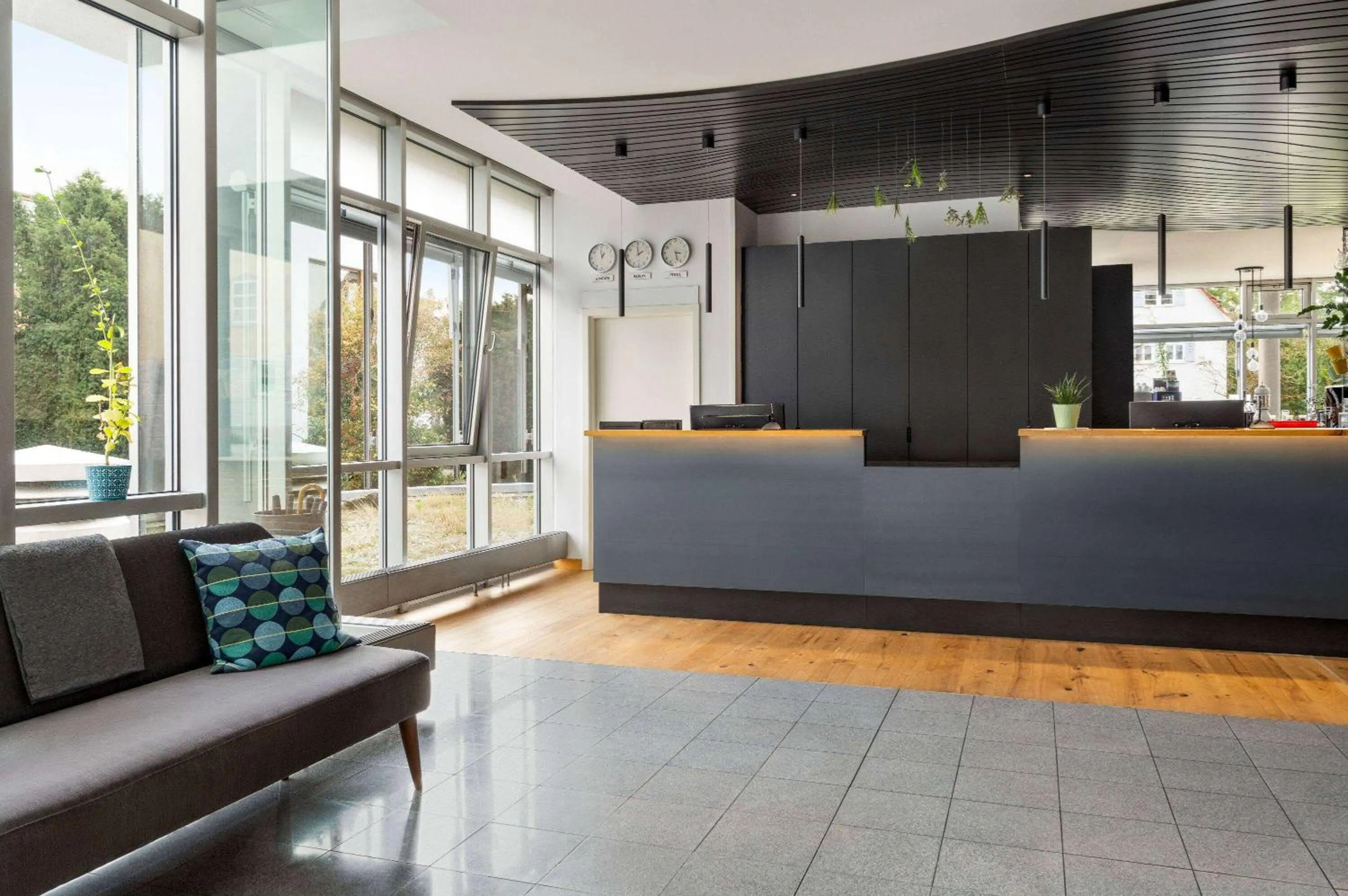 Lobby or reception in Vienna House Easy by Wyndham Günzburg