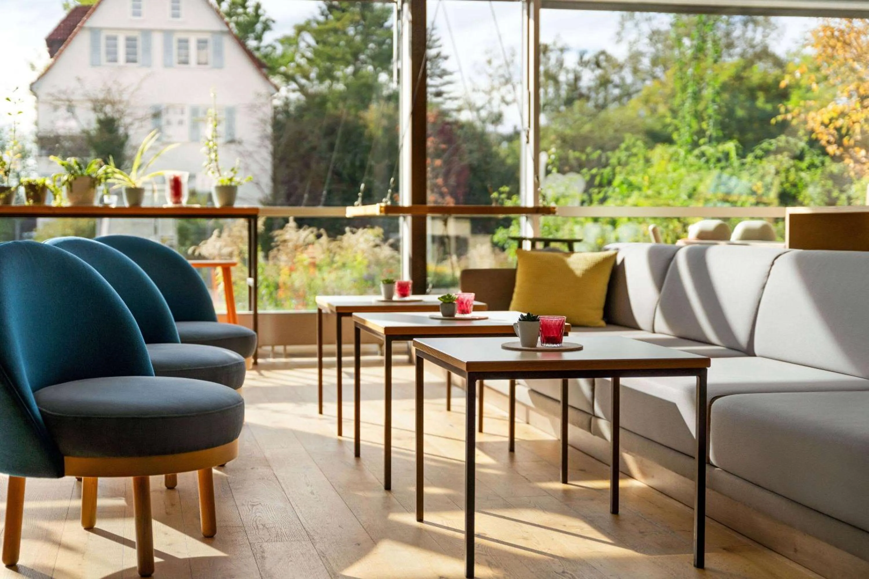 Lobby or reception in Vienna House Easy by Wyndham Günzburg