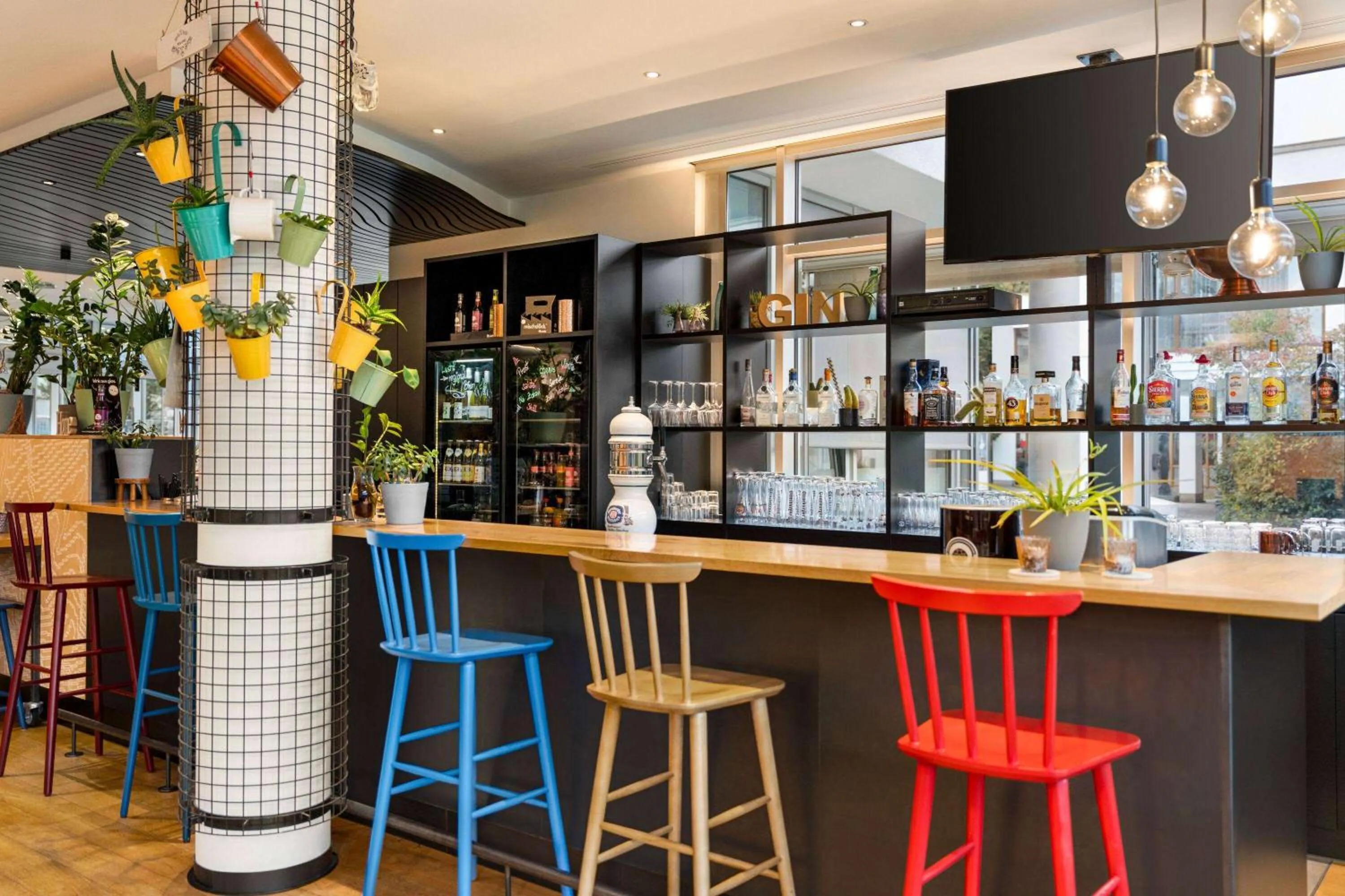 Lounge or bar in Vienna House Easy by Wyndham Günzburg