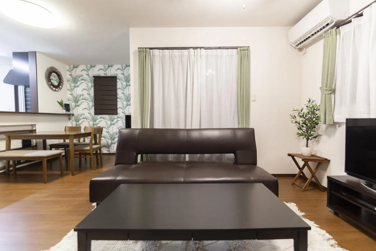 Living room in Ocean Front Maezato