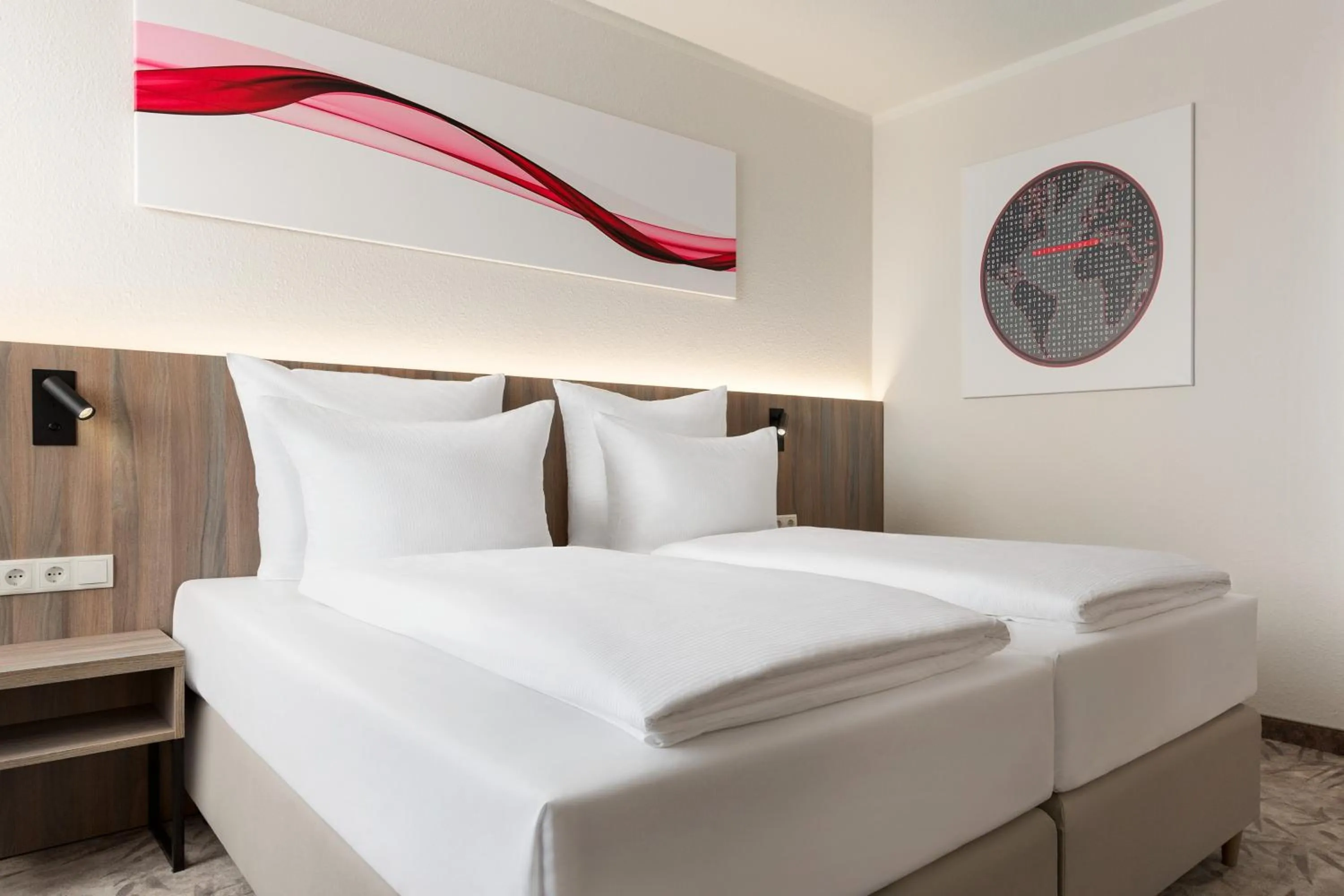 Bed in Ramada by Wyndham Halle-Leipzig