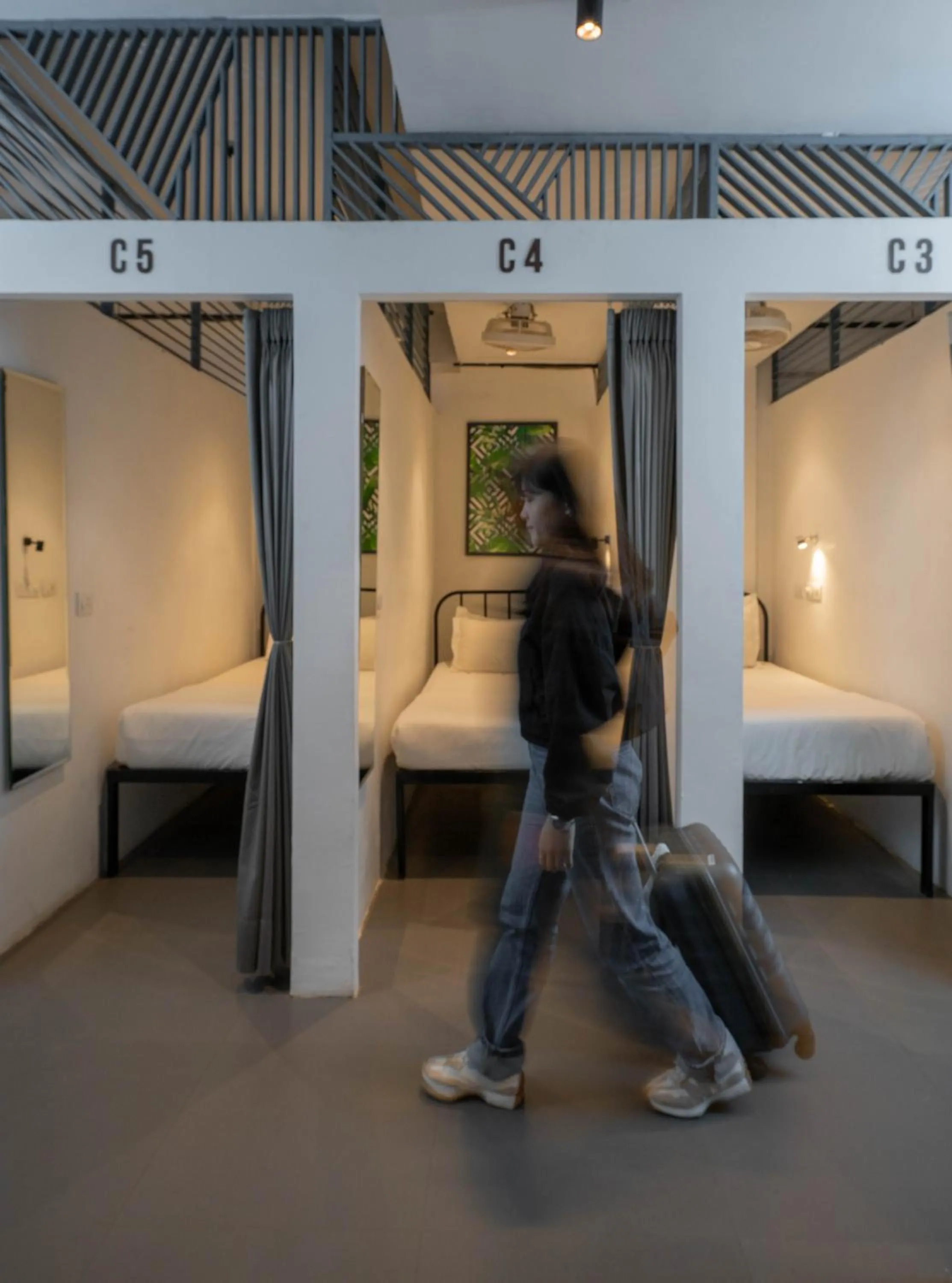 Bed in Minimalist Poshtel & Suites