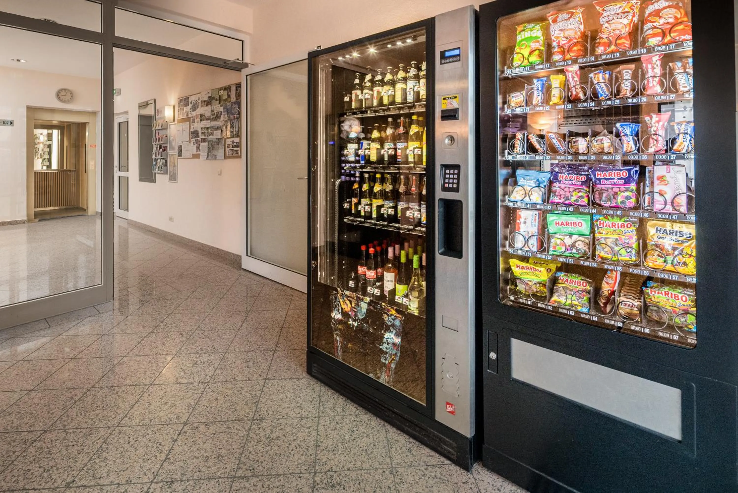 vending machine in Hotel Nummerhof