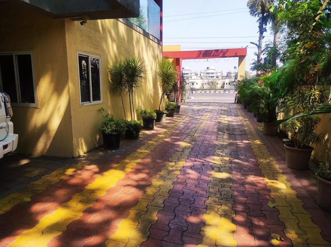 Patio in Hotel Manasi Royal