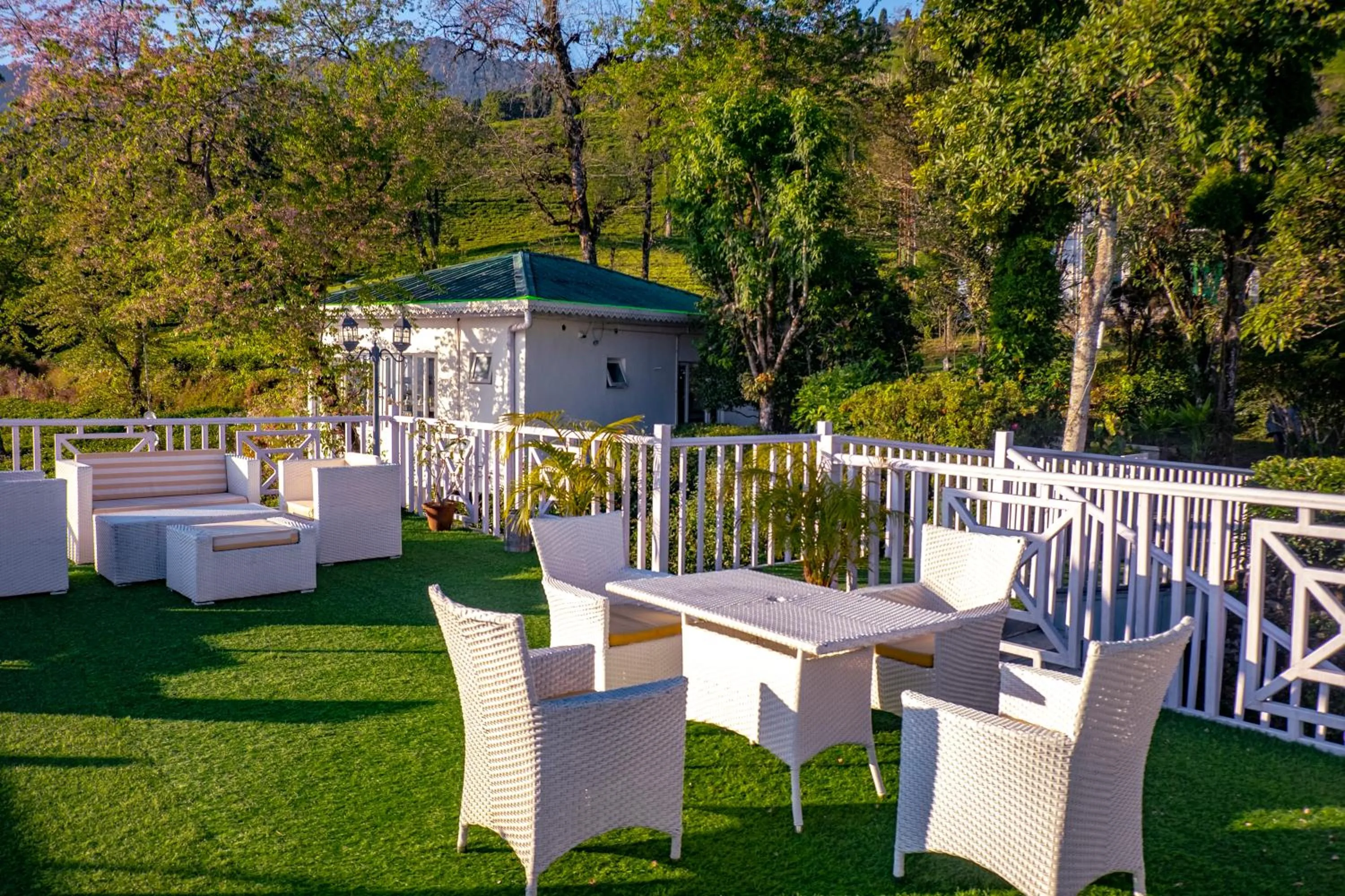 Patio in The Temi Bungalow South Sikkim
