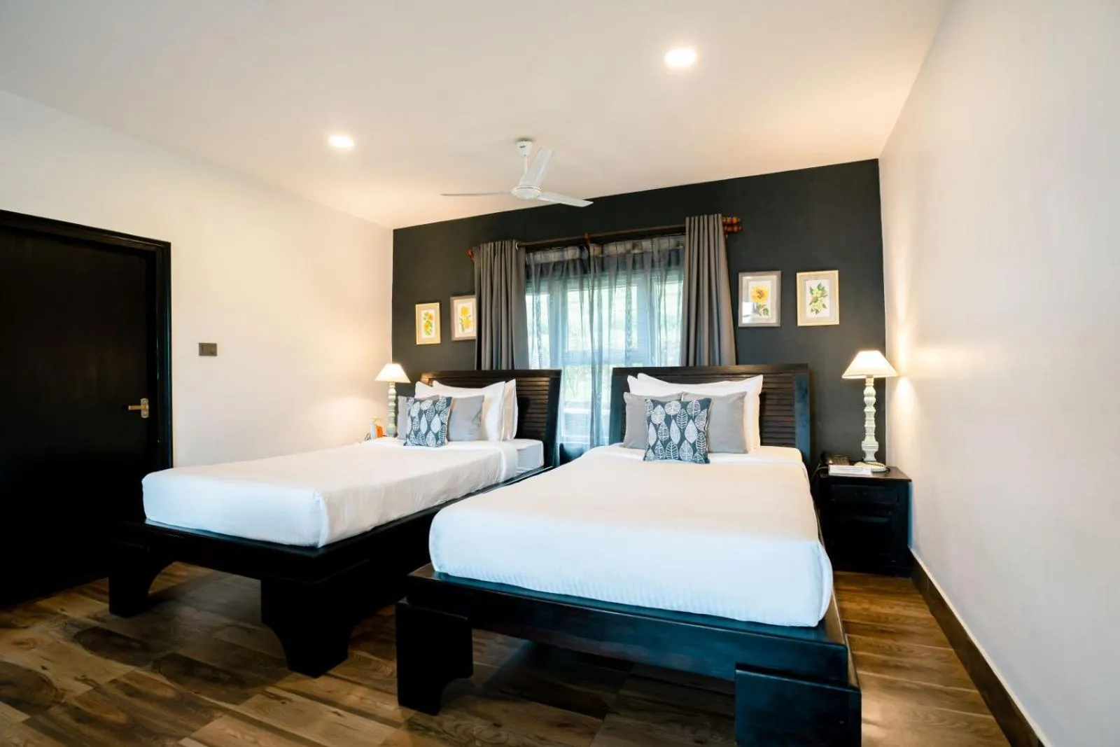 Bed in The Temi Bungalow South Sikkim