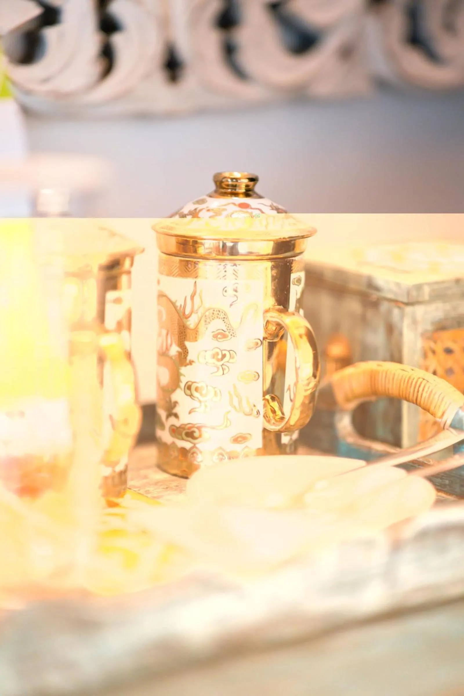 Bed in The Temi Bungalow South Sikkim