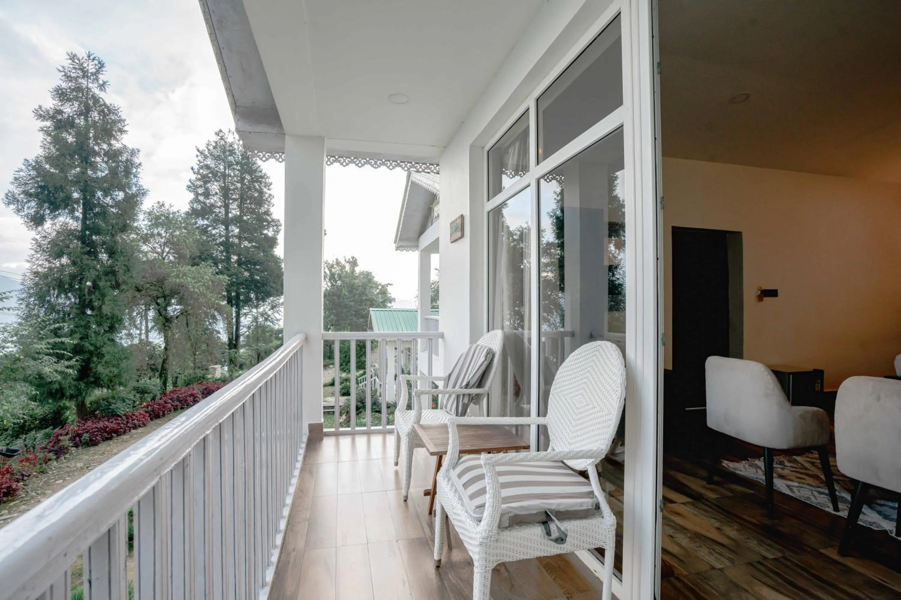 Balcony/Terrace in The Temi Bungalow South Sikkim
