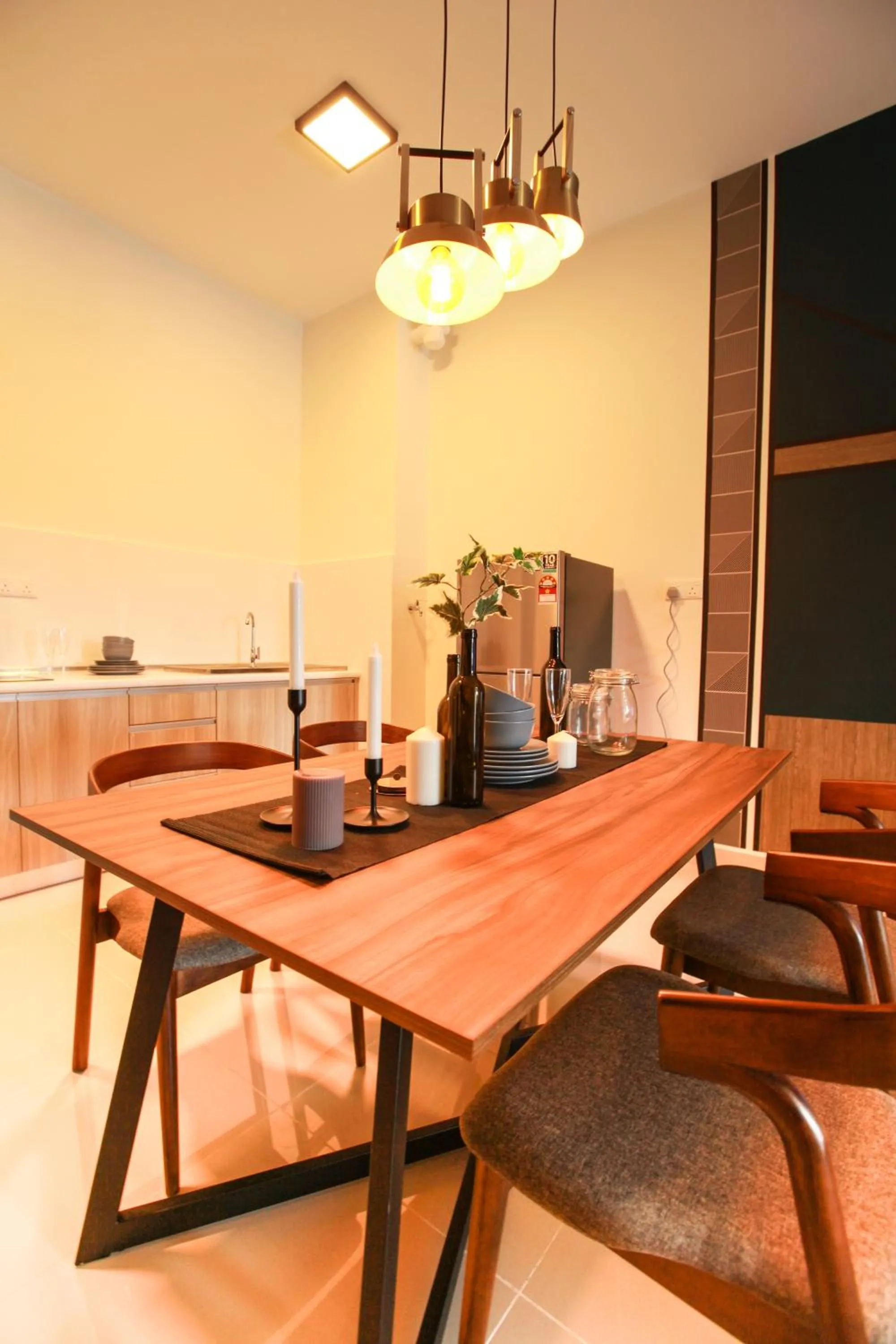 Dining area in The Miere Suites @ KLIA Sepang