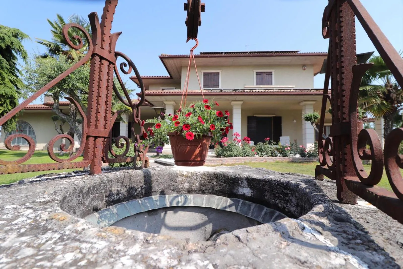 Garden in B&B Villa Verona Bike