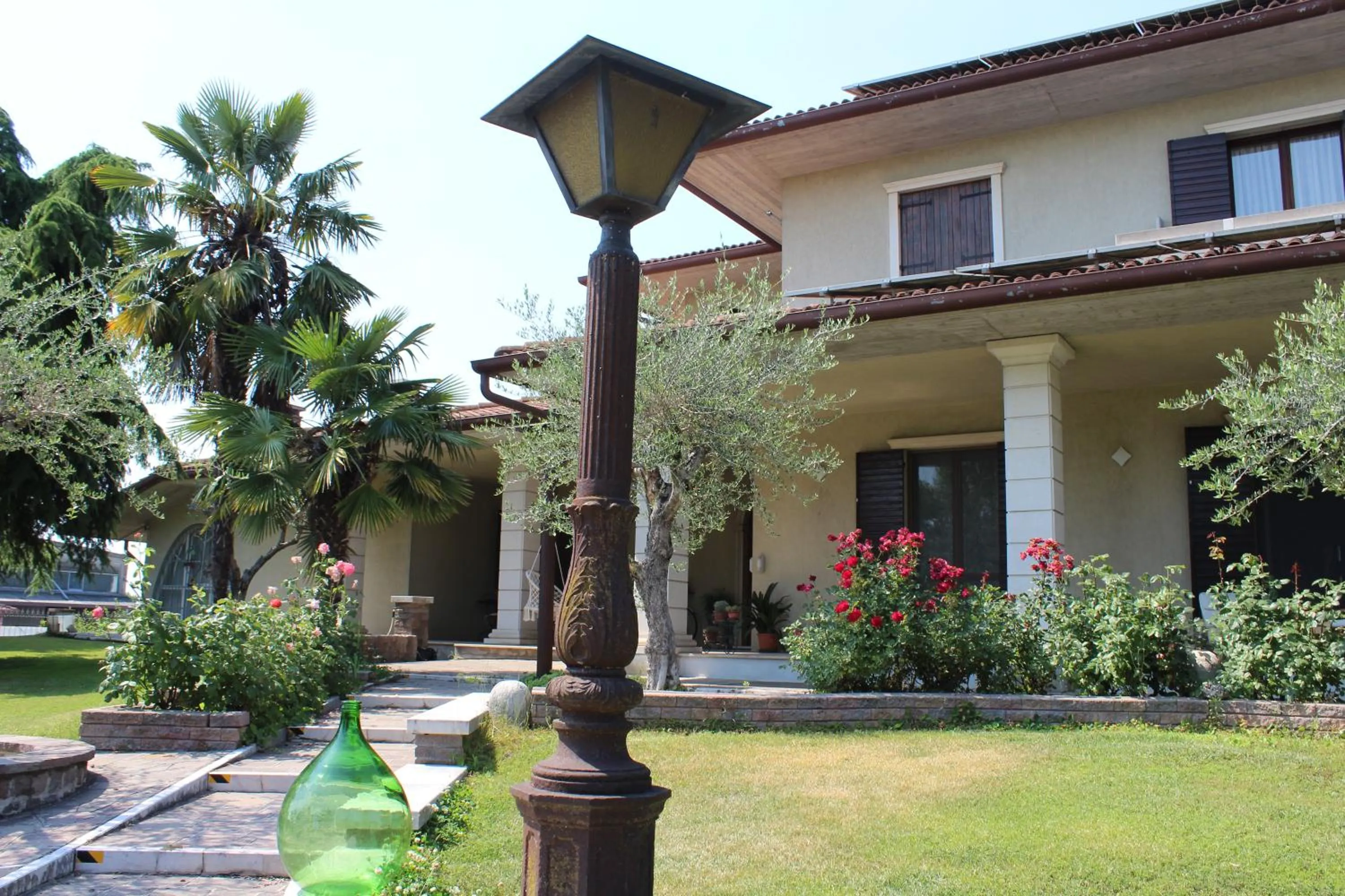 Garden in B&B Villa Verona Bike