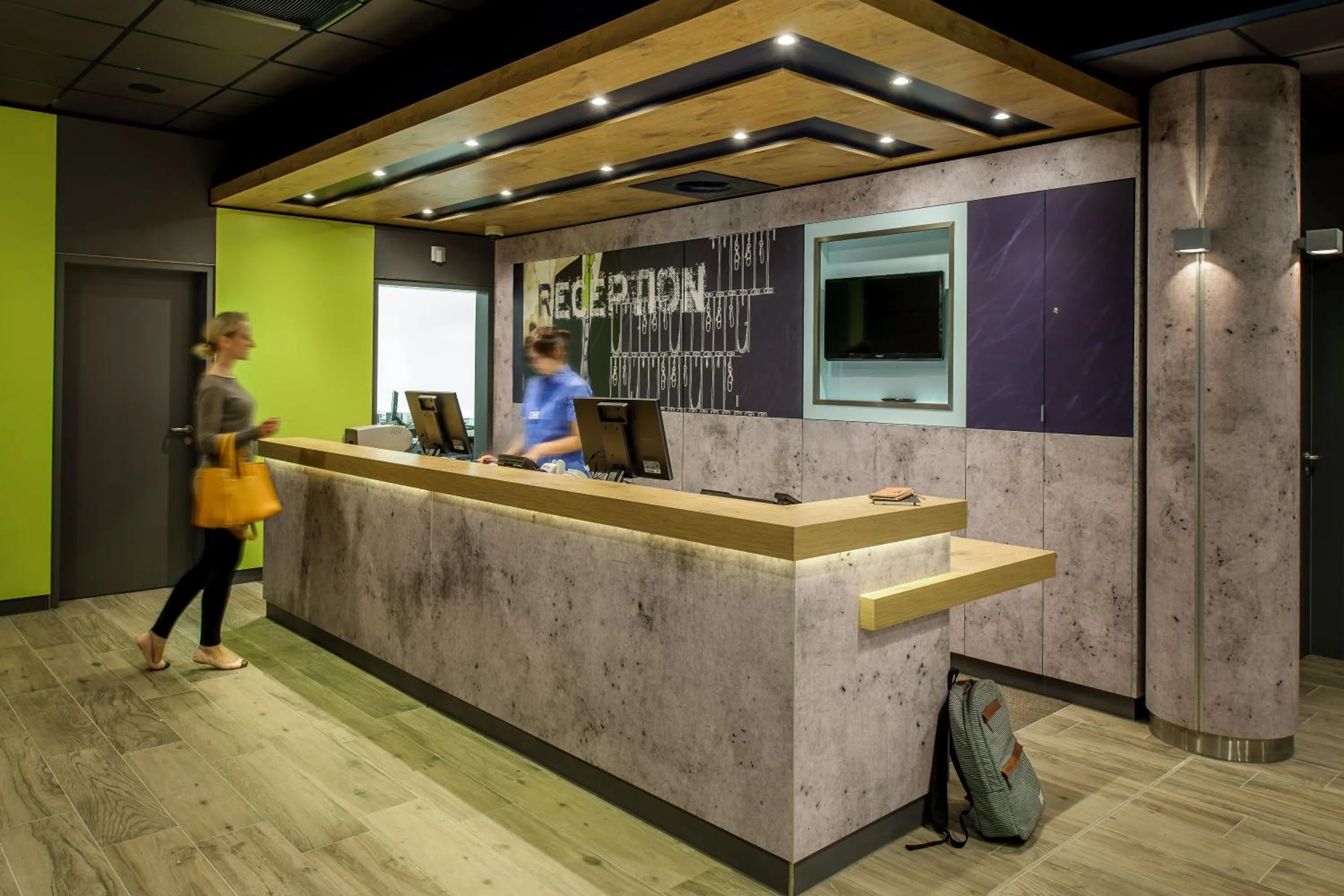 Lobby or reception in ibis budget Stuttgart City Nord