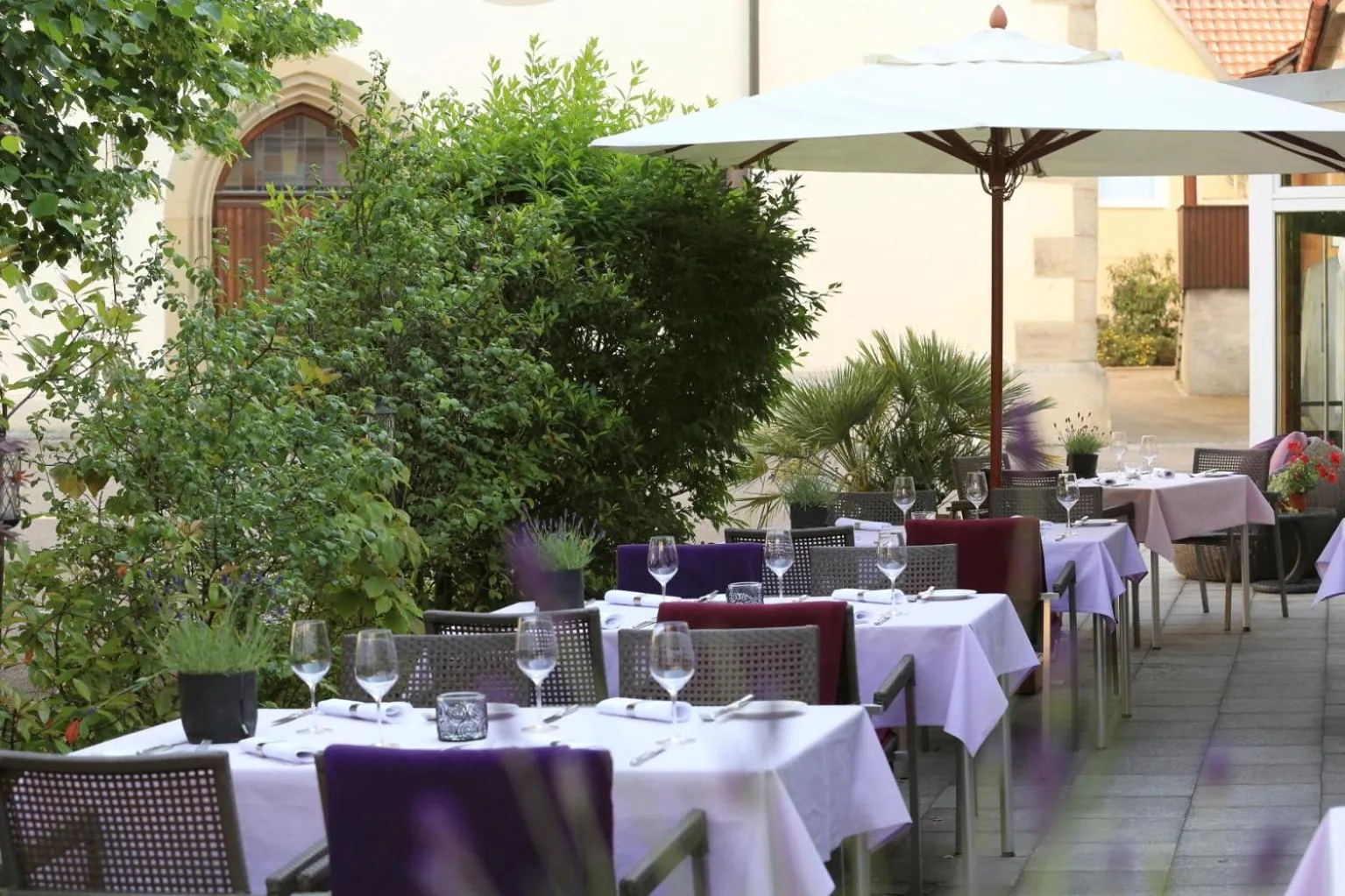 Balcony/Terrace in Landidyll Hotel Lamm