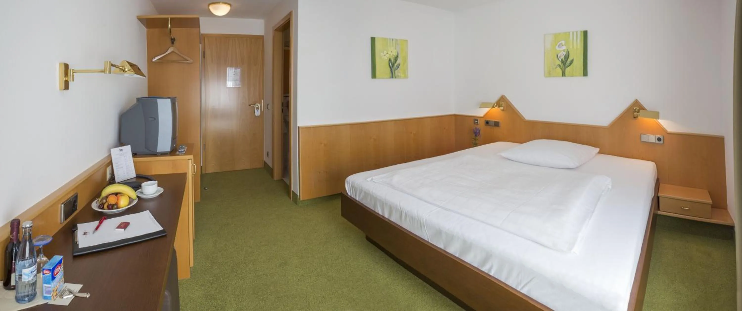 Bed in Landidyll Hotel Lamm