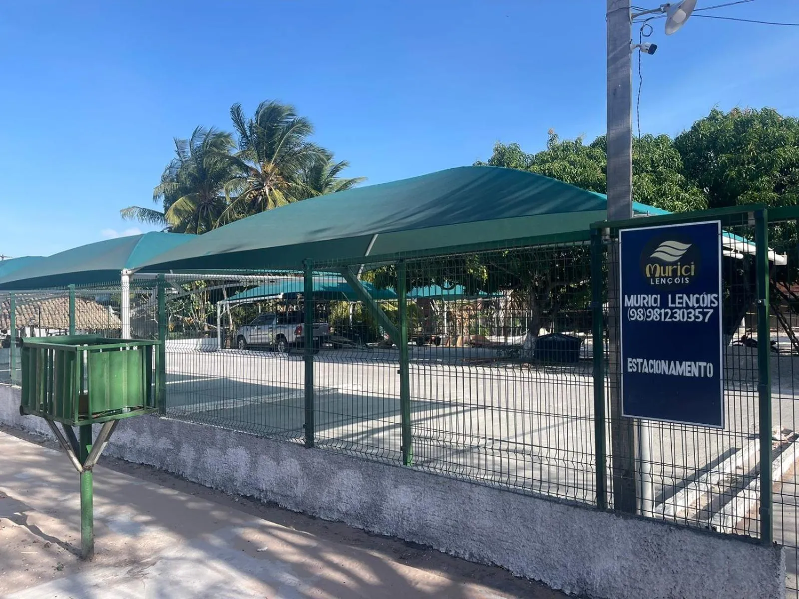 Parking in Chalé Murici Lençóis