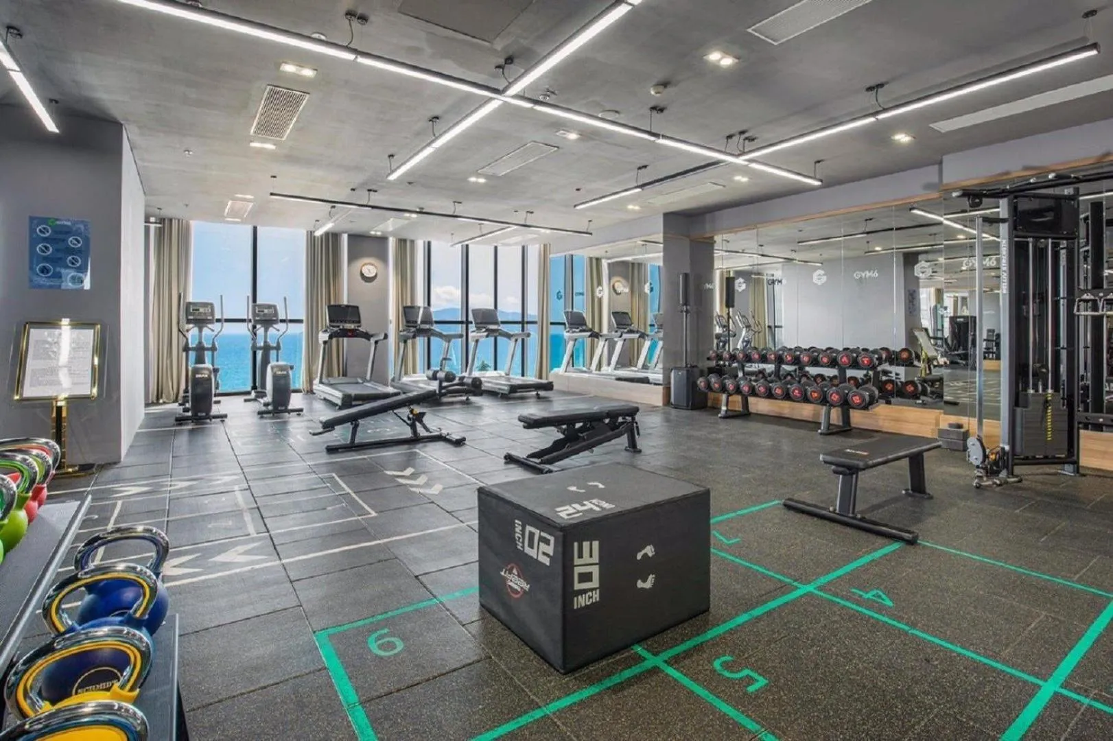 Fitness centre/facilities in Homie Panorama Beachfront Residences Nha Trang