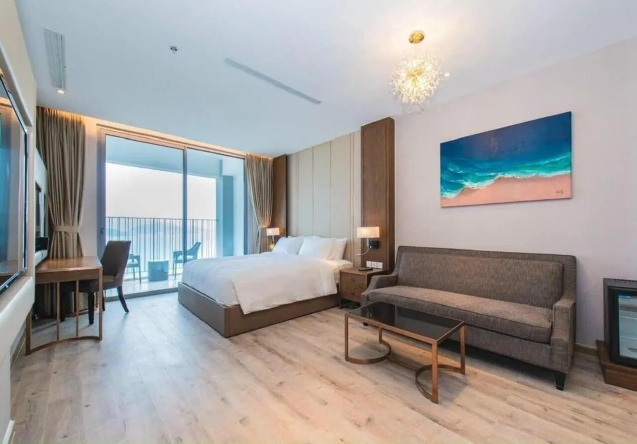 Bed in Homie Panorama Beachfront Residences Nha Trang