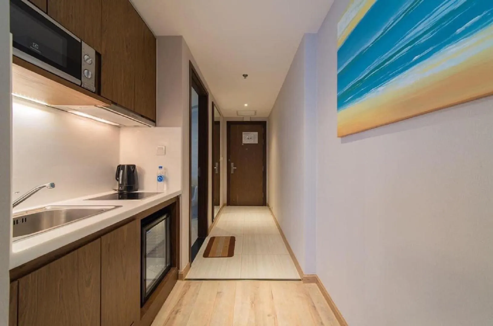 Kitchen or kitchenette in Homie Panorama Beachfront Residences Nha Trang