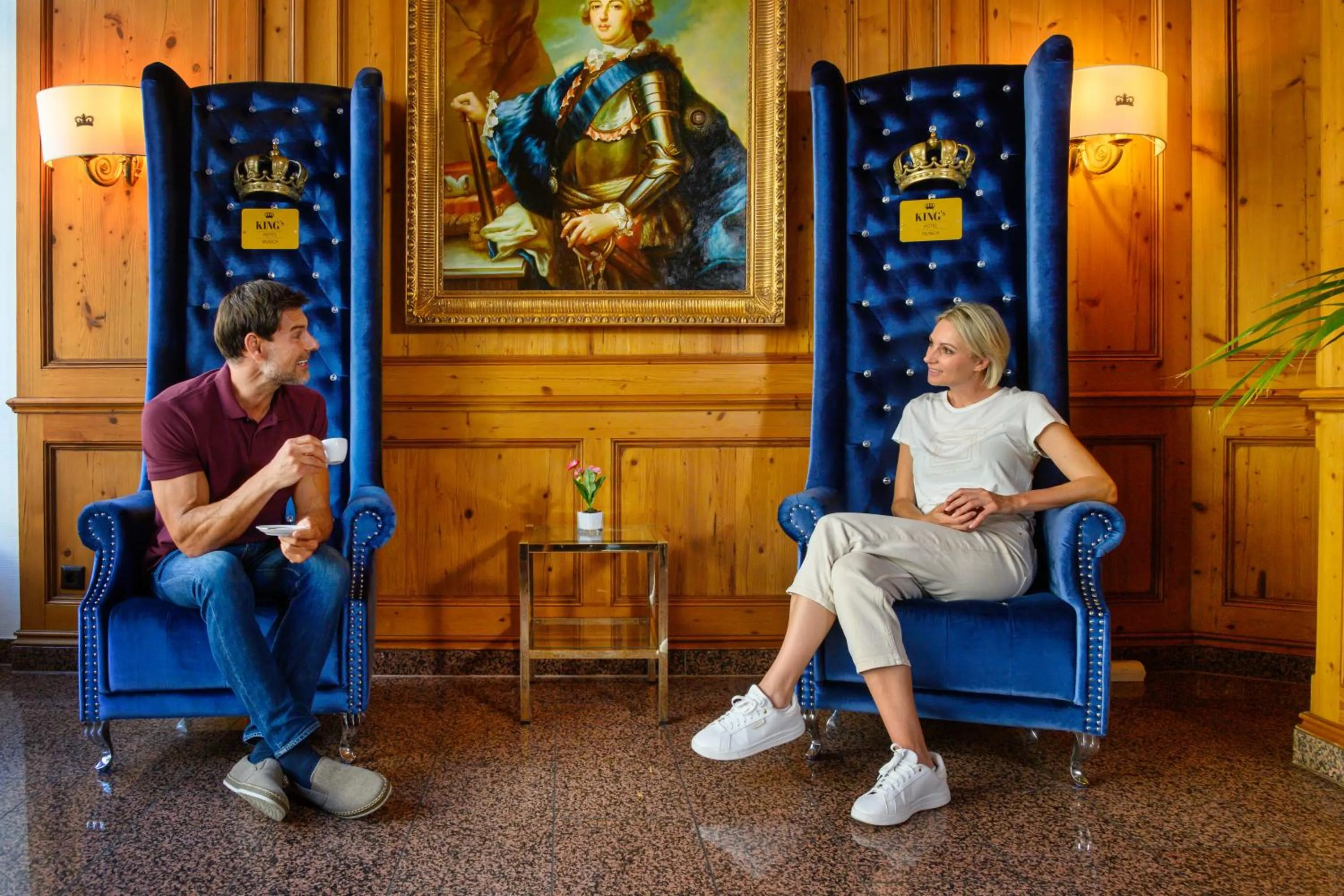 Lobby or reception in King's Hotel Center Superior