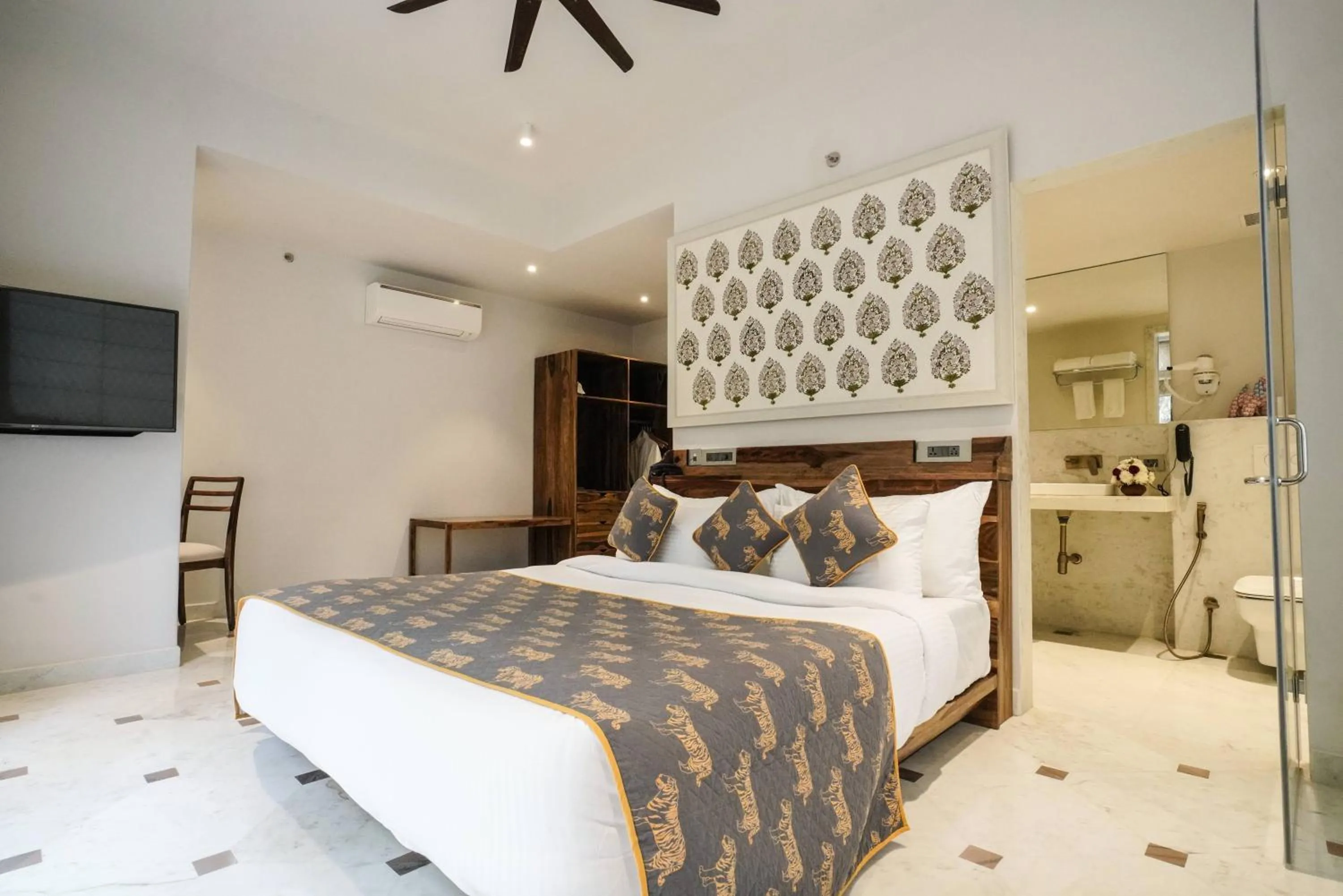 Bed in Brij Nest, Jaipur - An All Suite Boutique Hotel