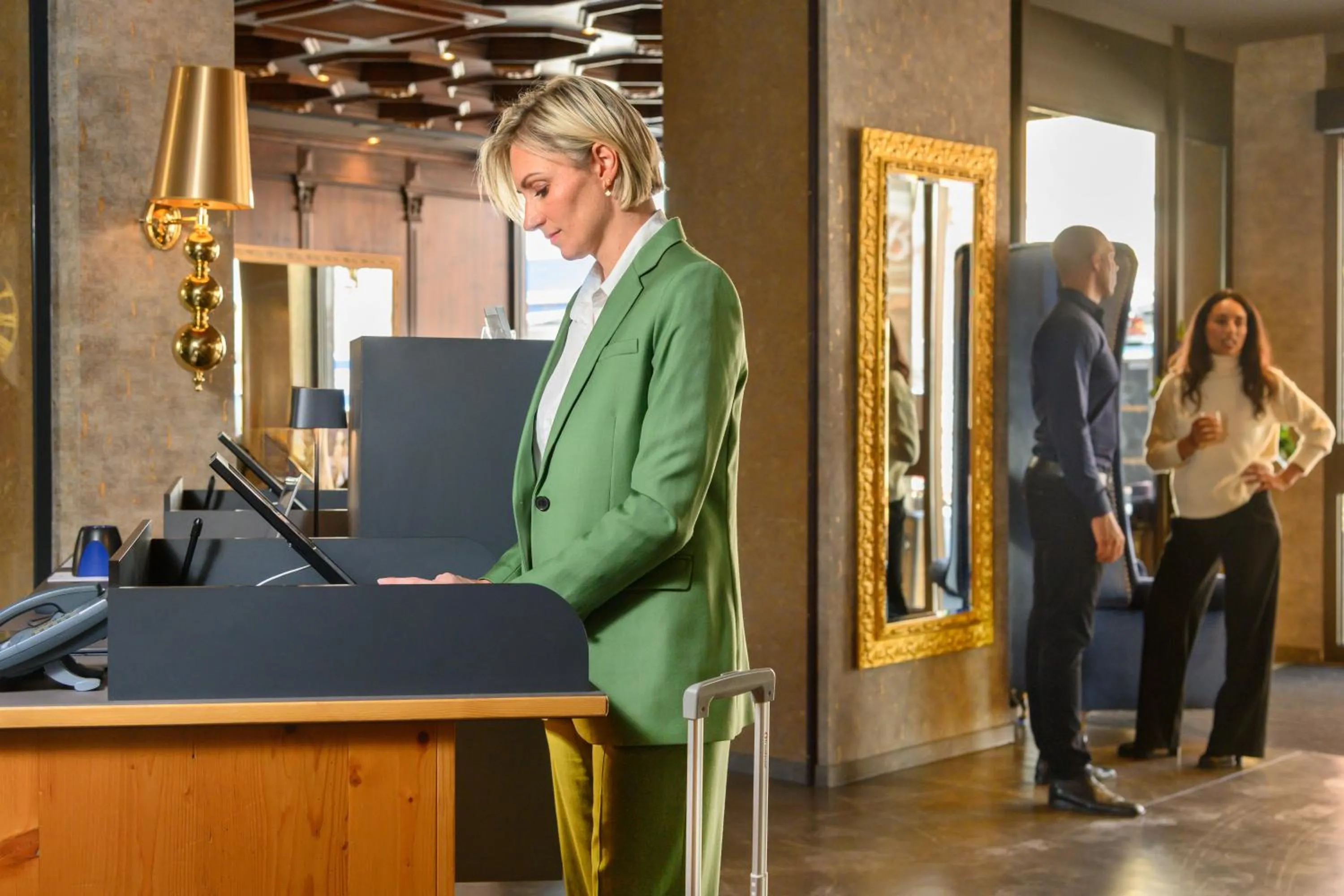 Lobby or reception in KING's Hotel First