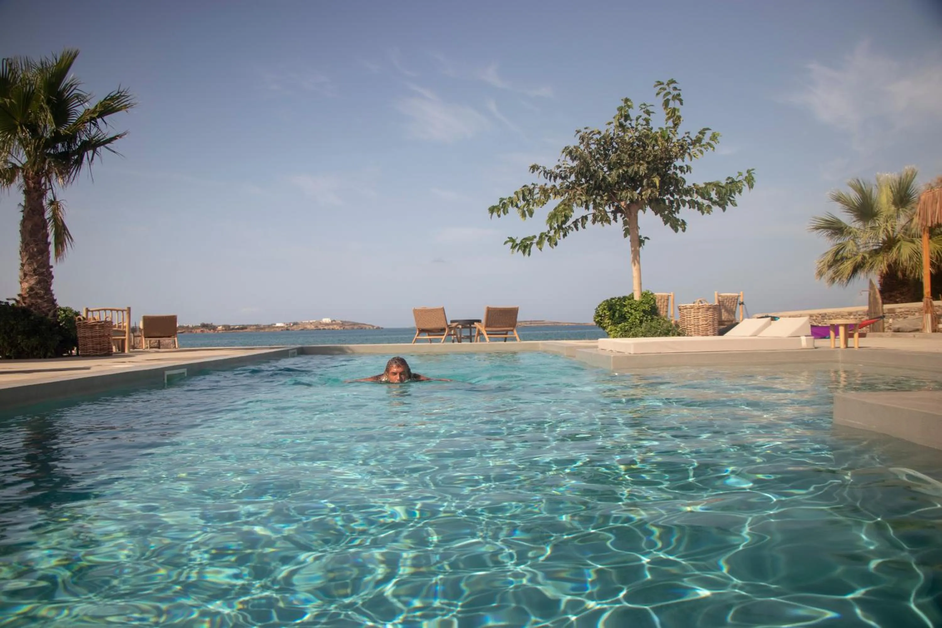 Swimming pool in Seesoo Paros Beachfront Resort