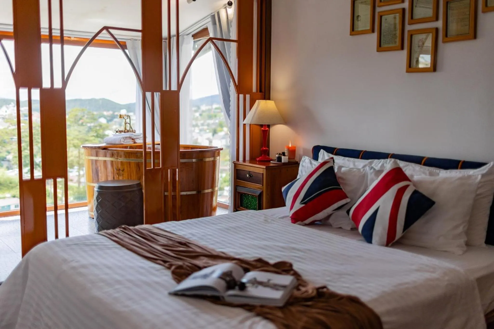 Photo of the whole room, Bed in Casanova Dalat Hotel
