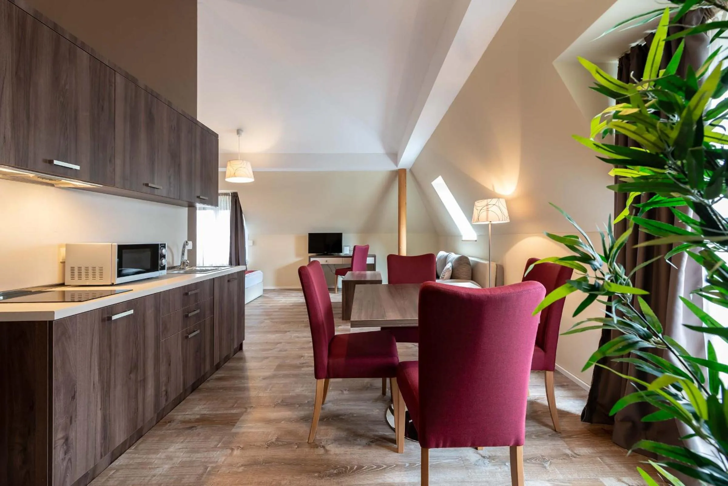 Kitchen or kitchenette in Empress Boutique Hotel