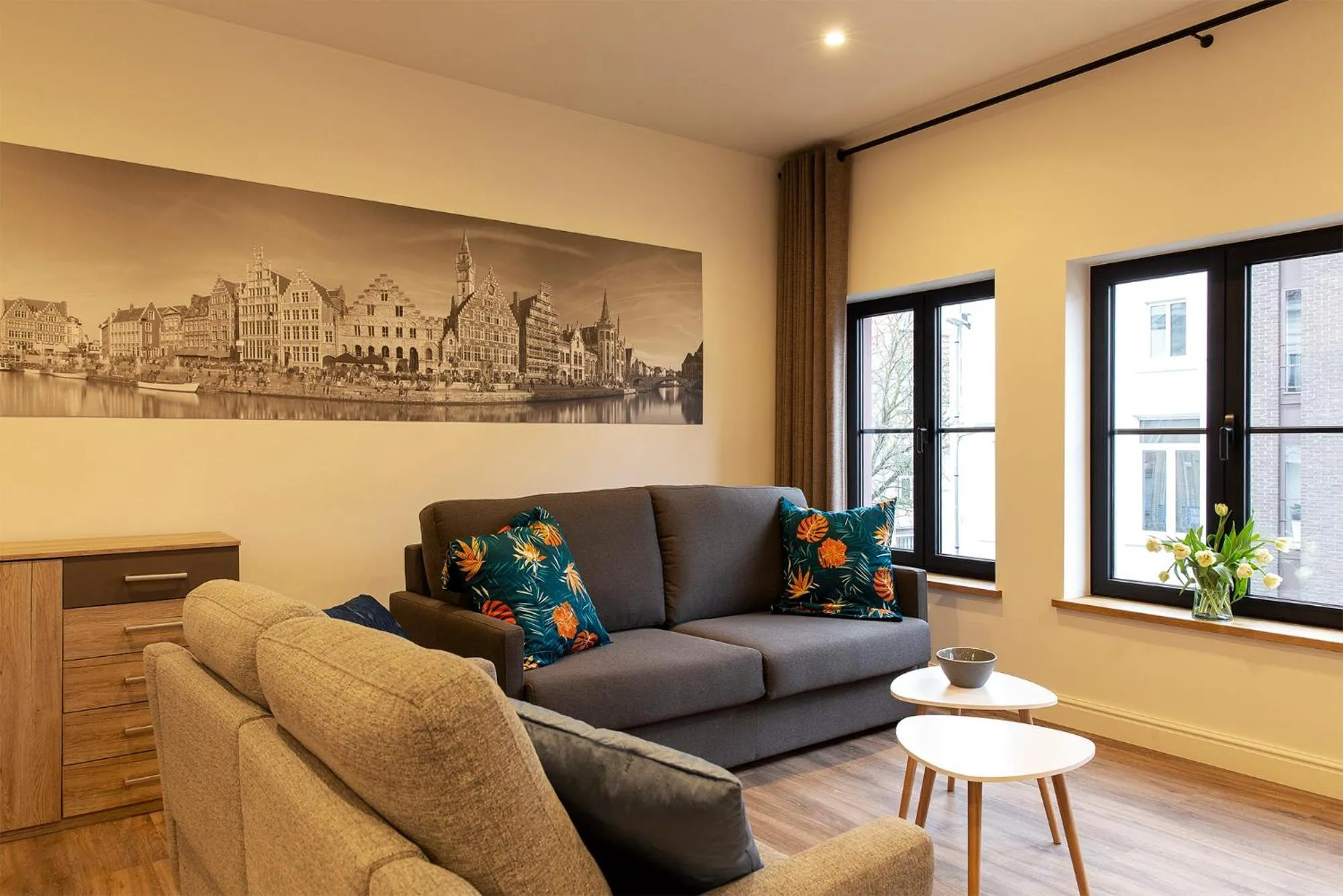 Living room in B&B Steendam 66