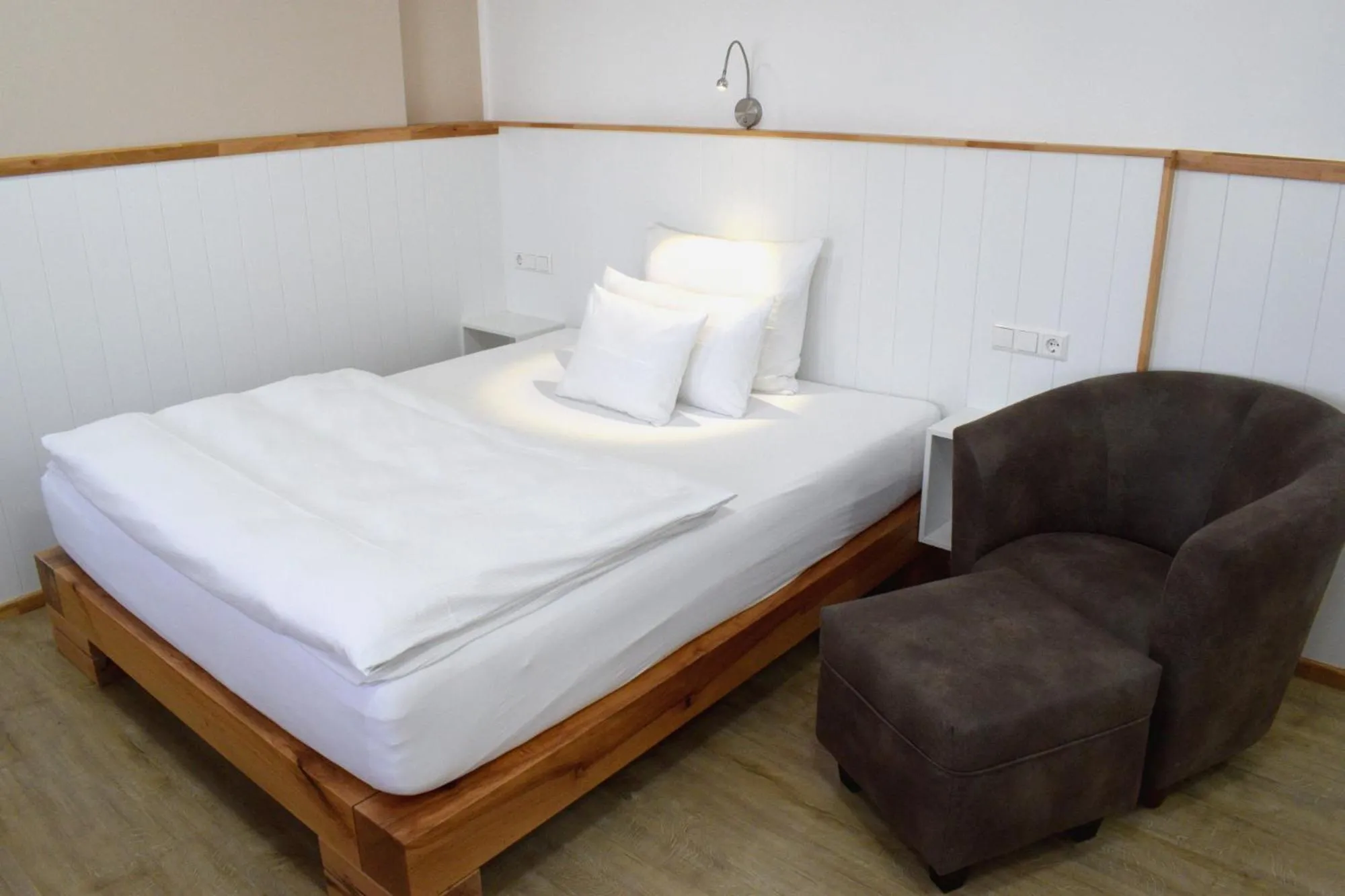 Bed in Hotel Post mit Klimaanlage