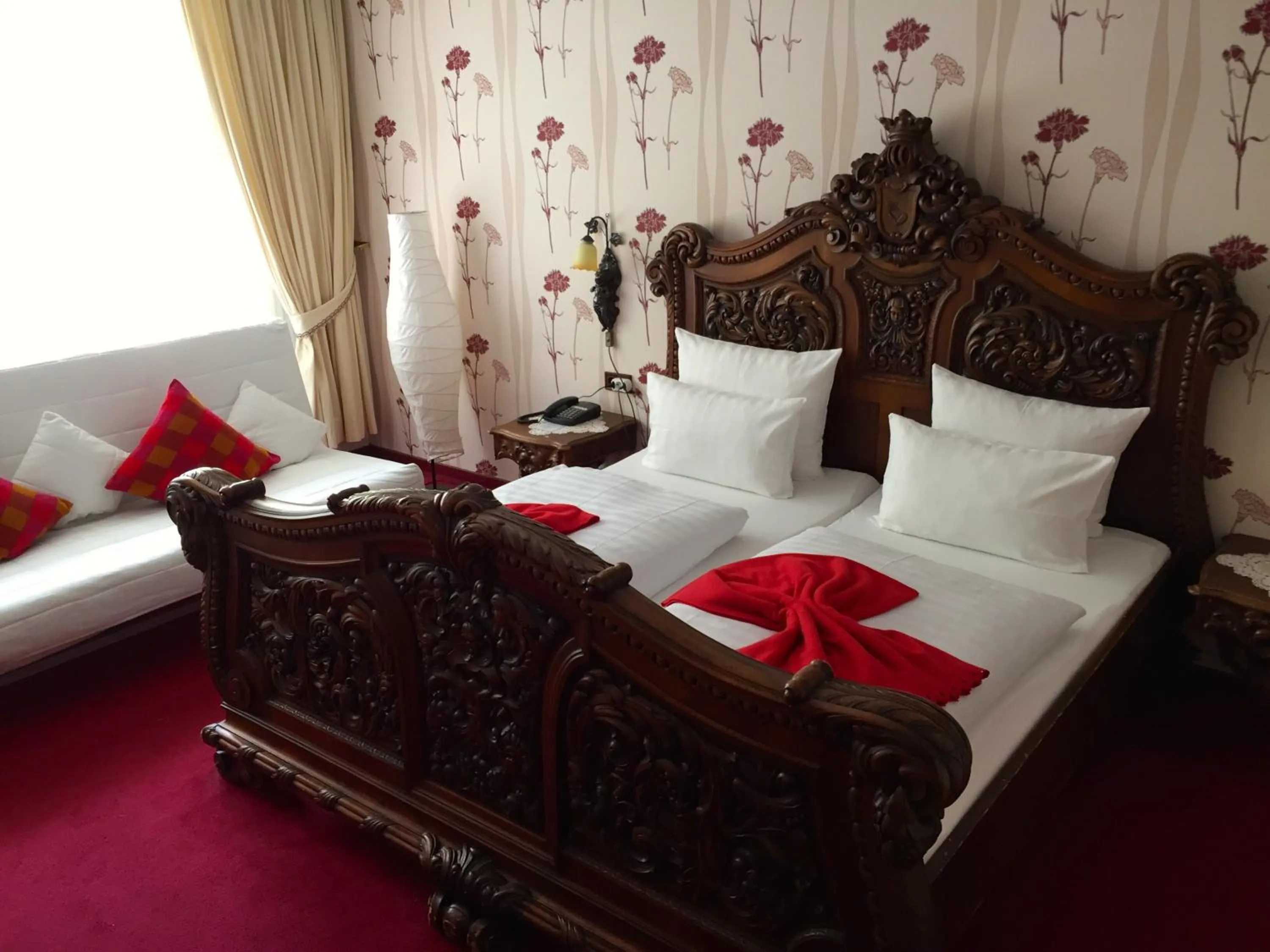 Photo of the whole room, Bed in Moselromantik Hotel Weissmühle