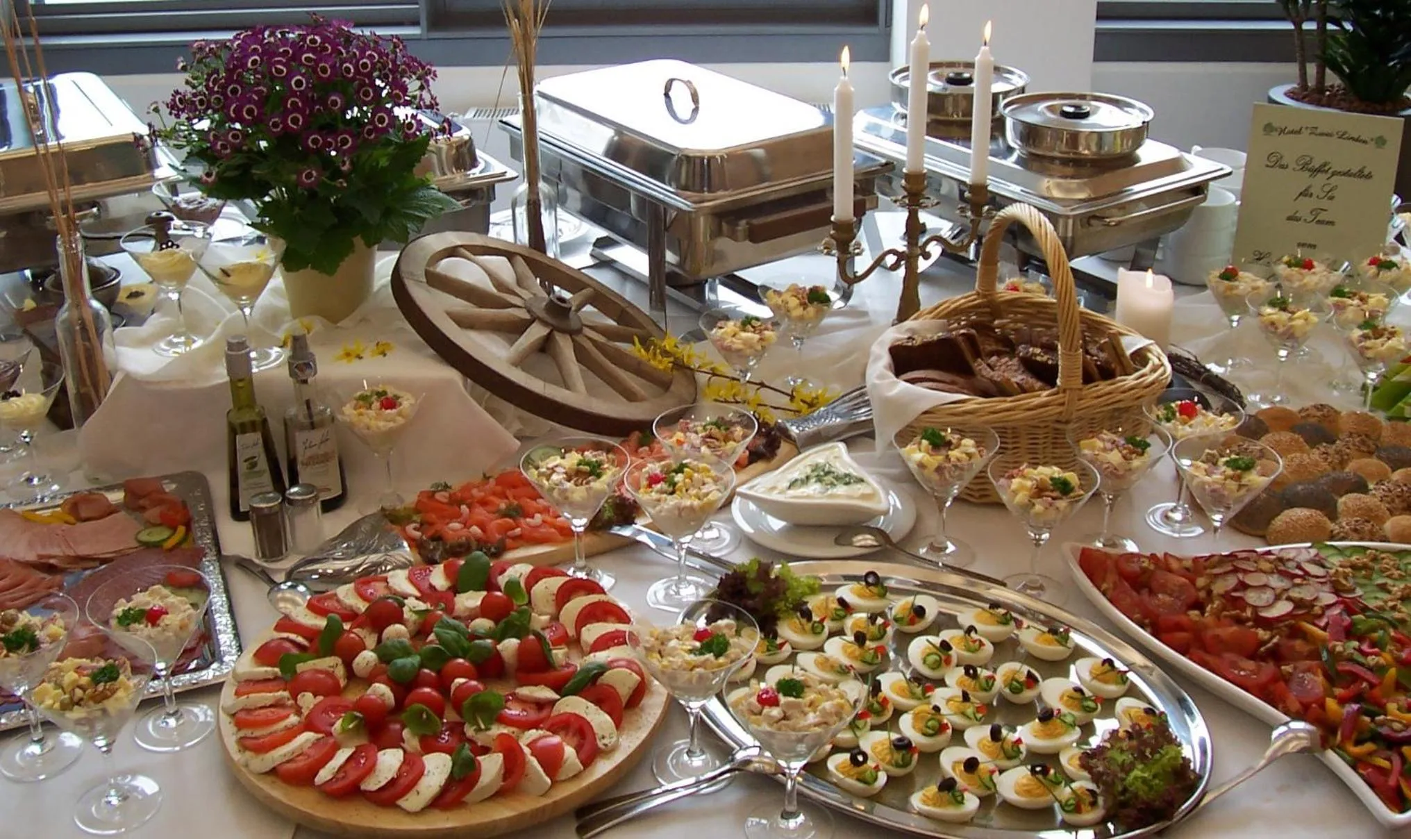 Food and drinks in Hotel Zwei Linden