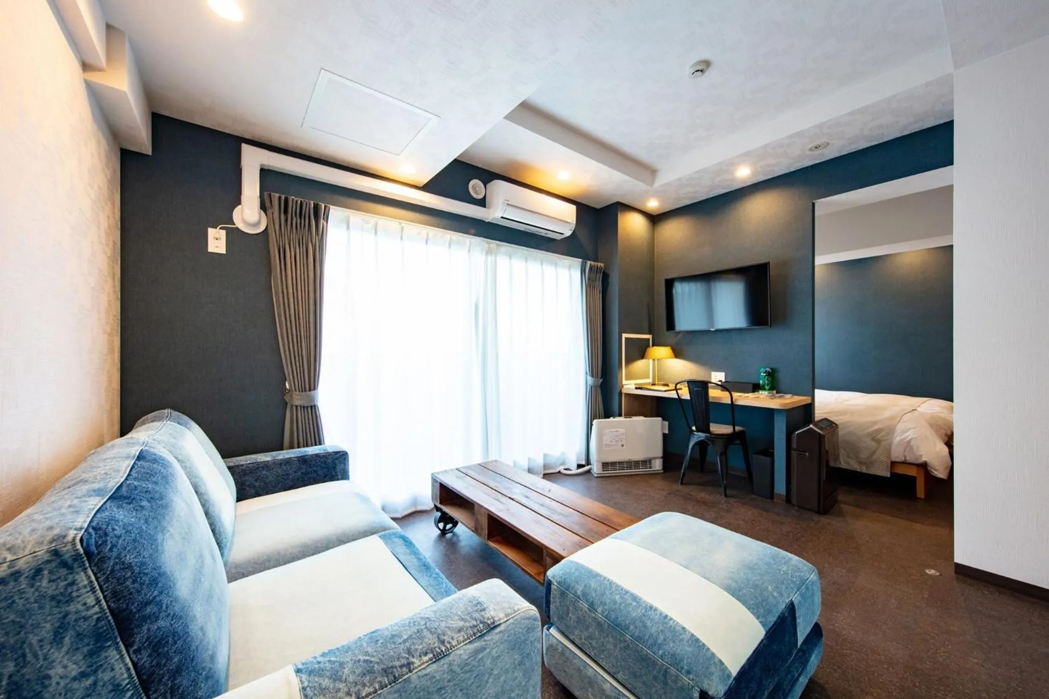 Living room, Bed in VILLA KOSHIDO kotoni