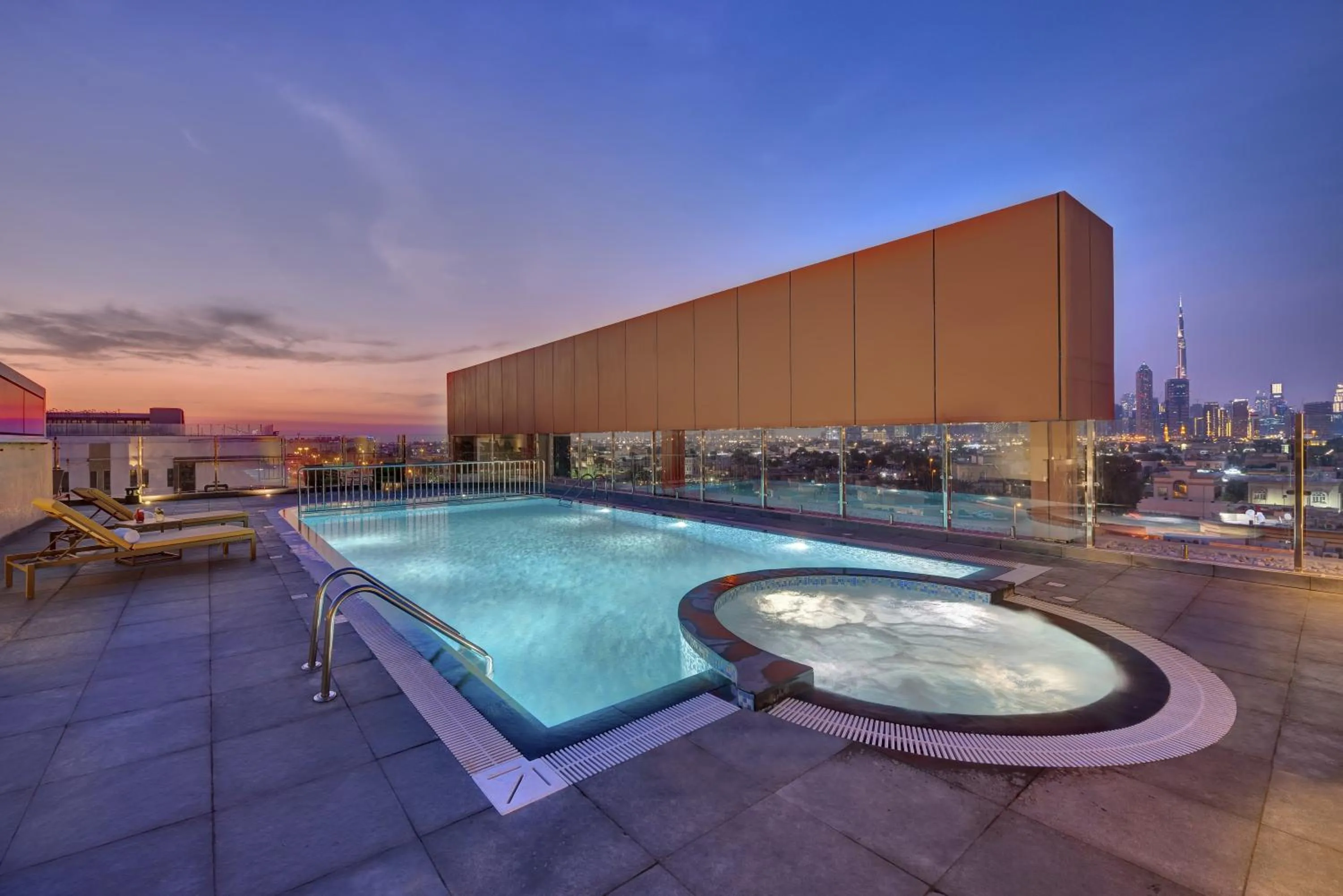 Swimming pool in URBAN Al Khoory Hotel